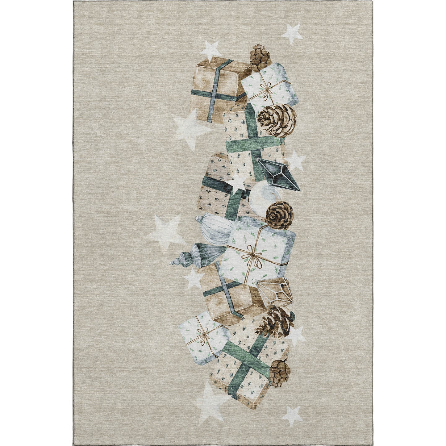 Machine Made Merry & Bright MY27 Beige - Dalyn Rugs