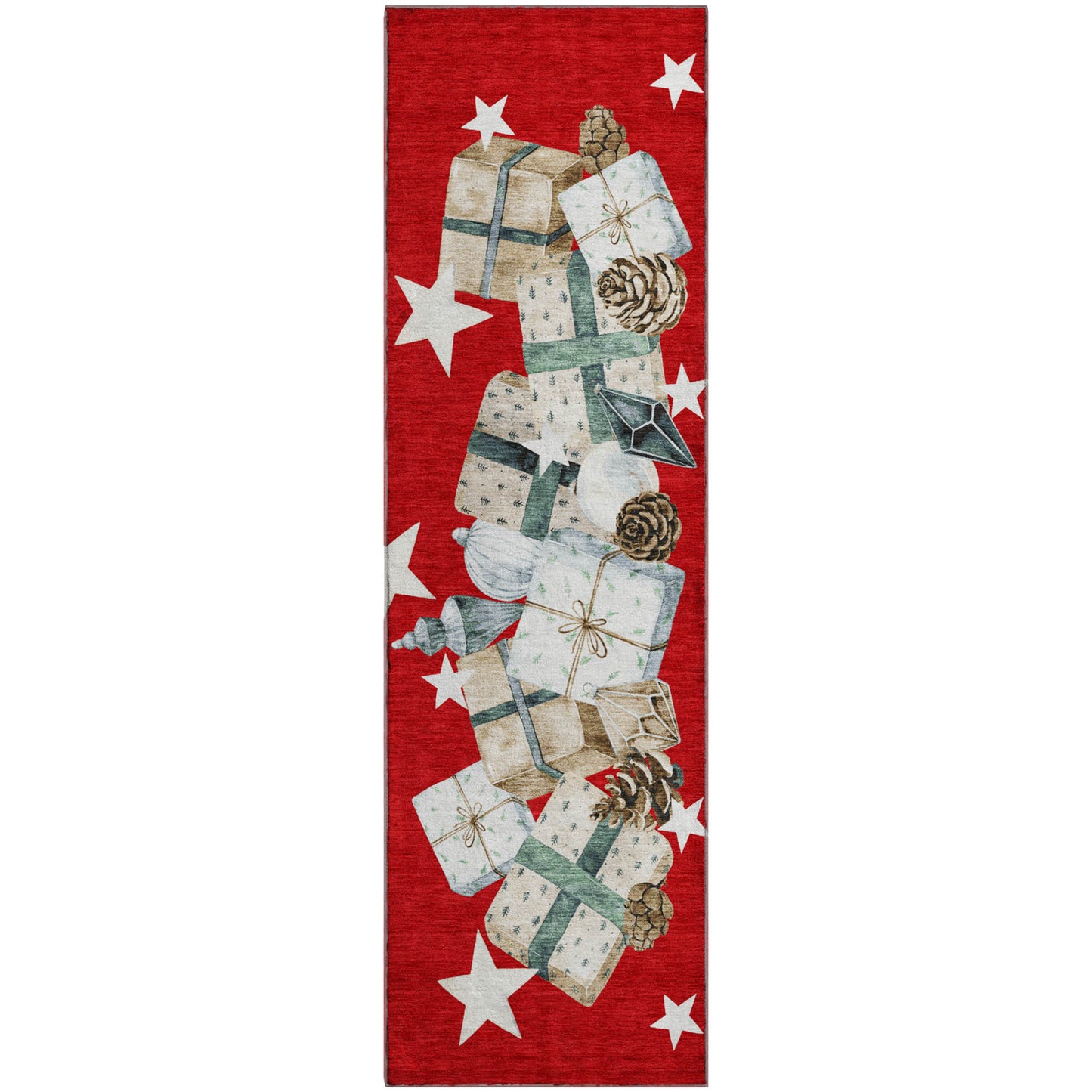 Machine Made Merry & Bright MY27 Red - Dalyn Rugs
