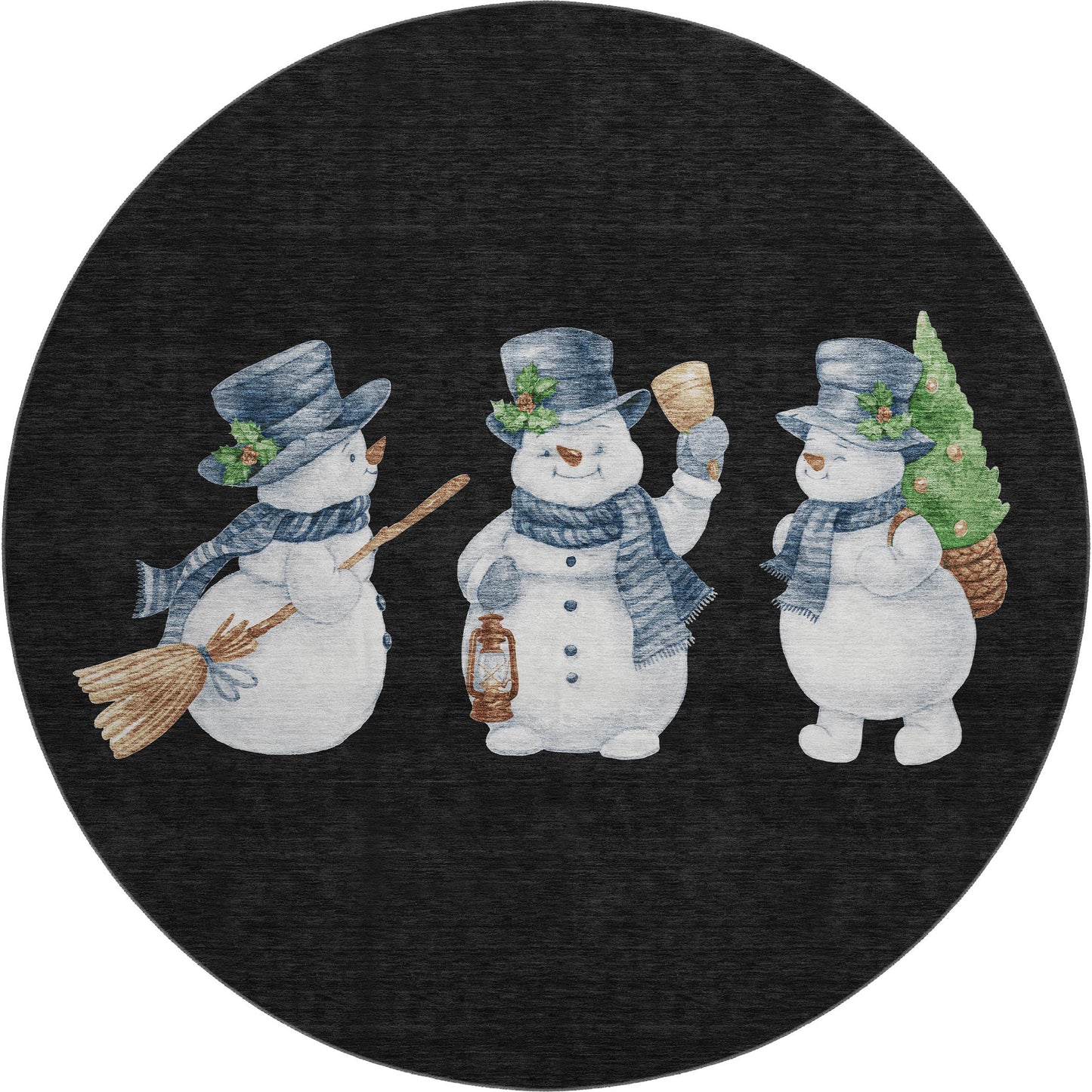 Machine Made Merry & Bright MY28 Black - Dalyn Rugs