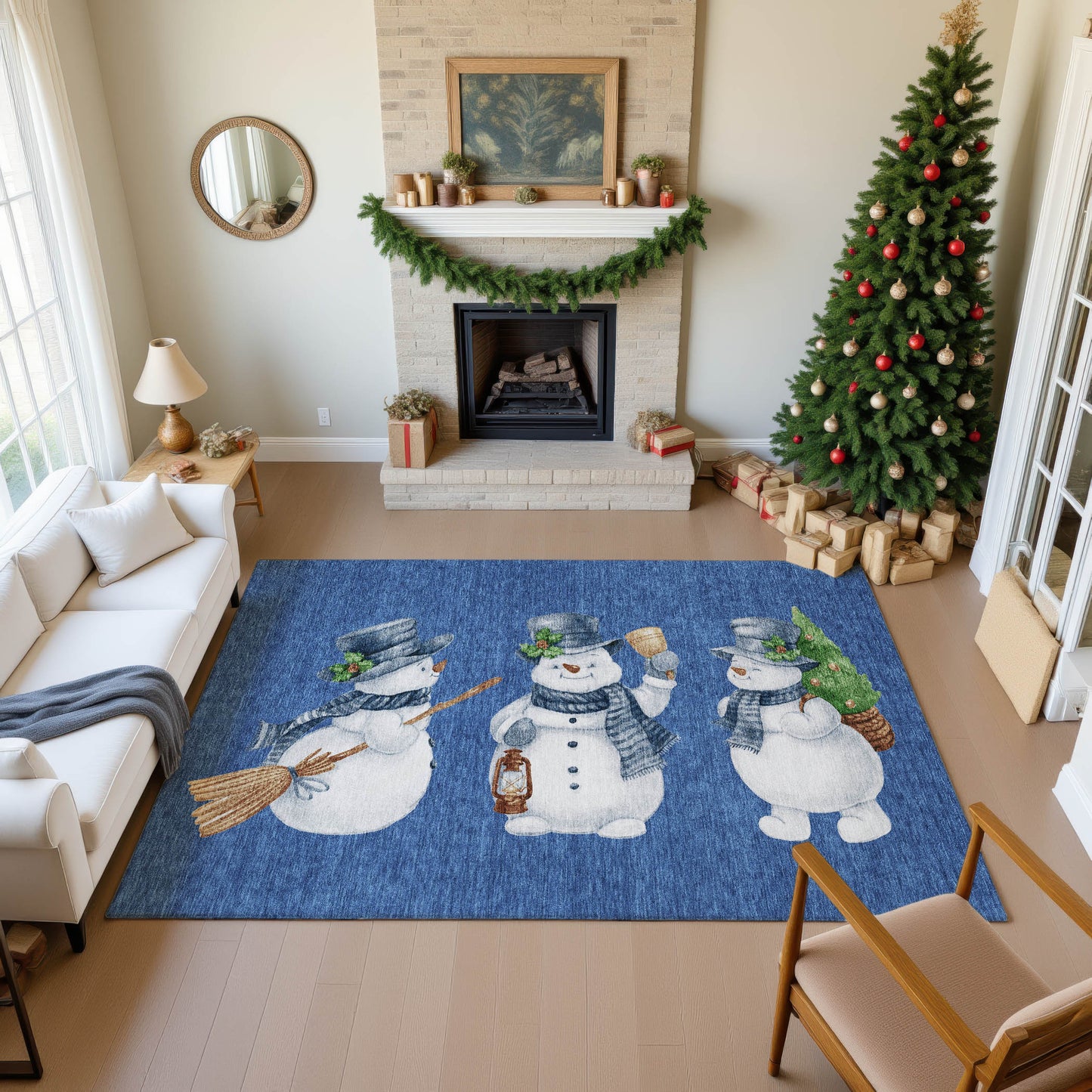 Machine Made Merry & Bright MY28 Navy - Dalyn Rugs
