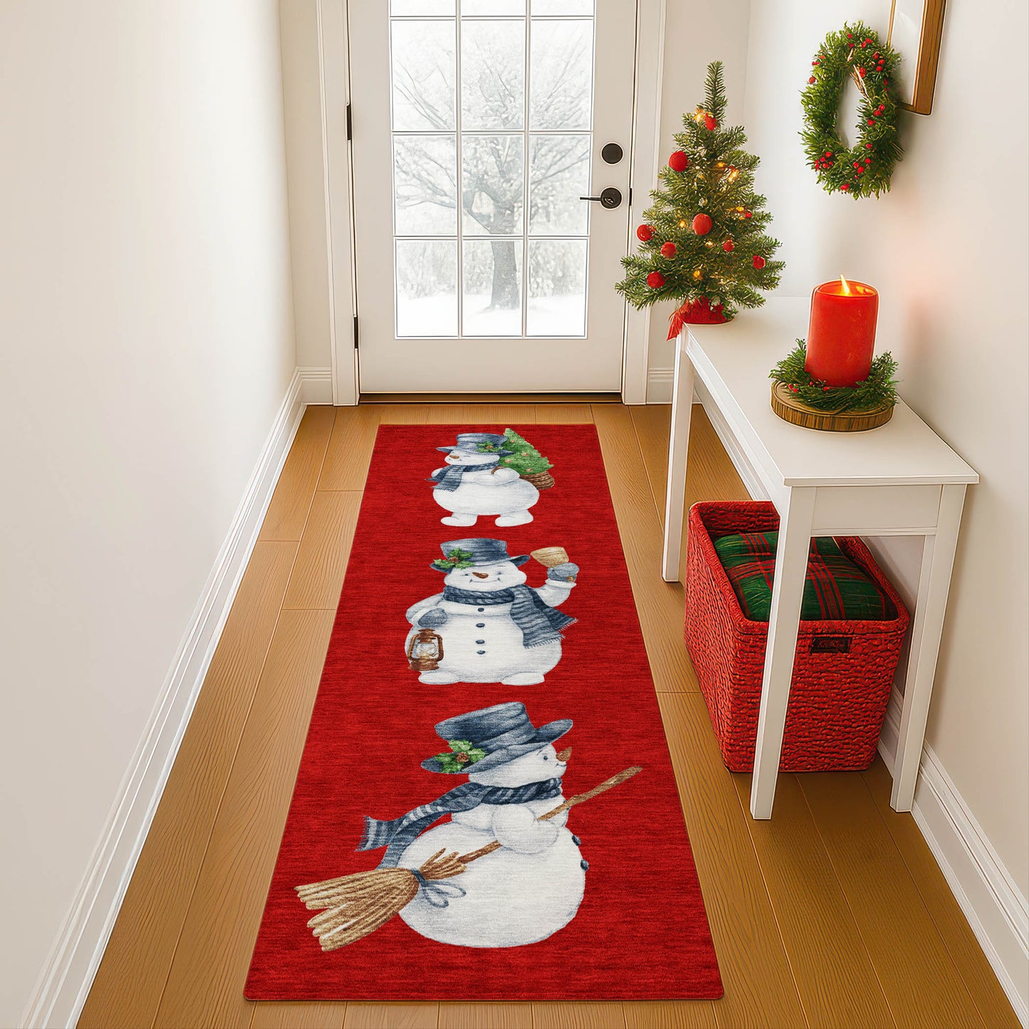 Machine Made Merry & Bright MY28 Red - Dalyn Rugs