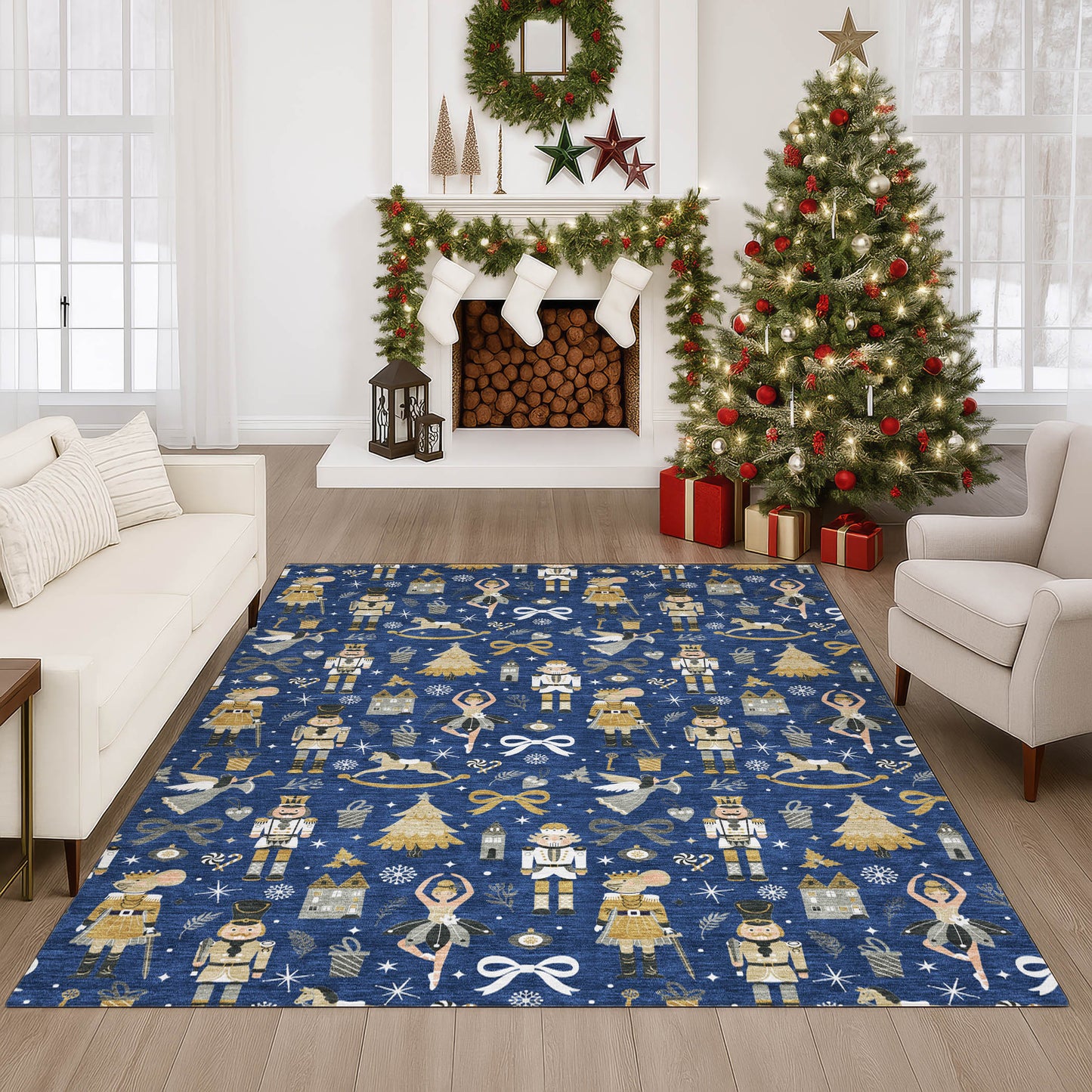 Machine Made Merry & Bright MY29 Navy - Dalyn Rugs