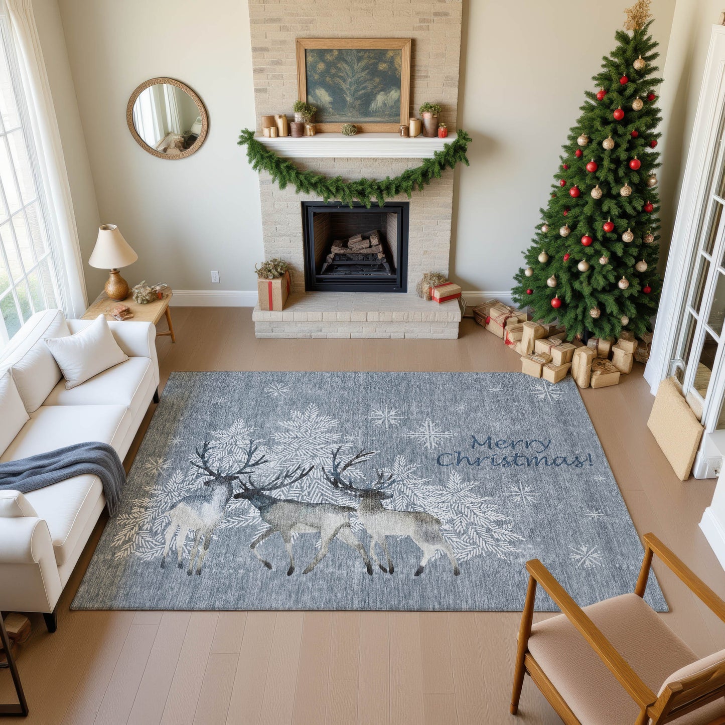 Machine Made Merry & Bright MY2 Gray - Dalyn Rugs