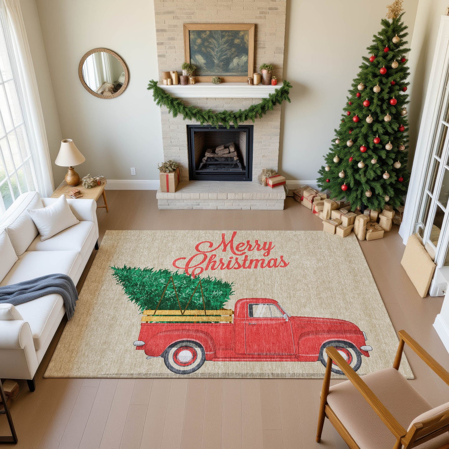Machine Made Merry & Bright MY4 Putty - Dalyn Rugs