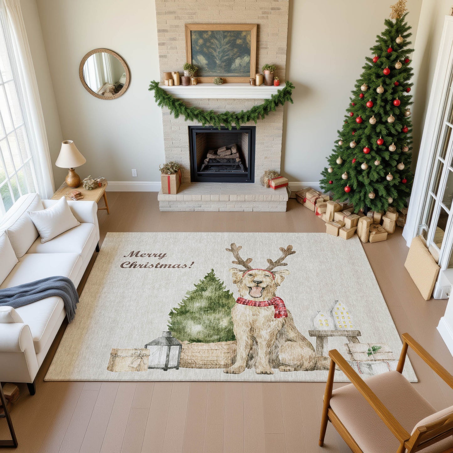 Machine Made Merry & Bright MY8 Beige - Dalyn Rugs