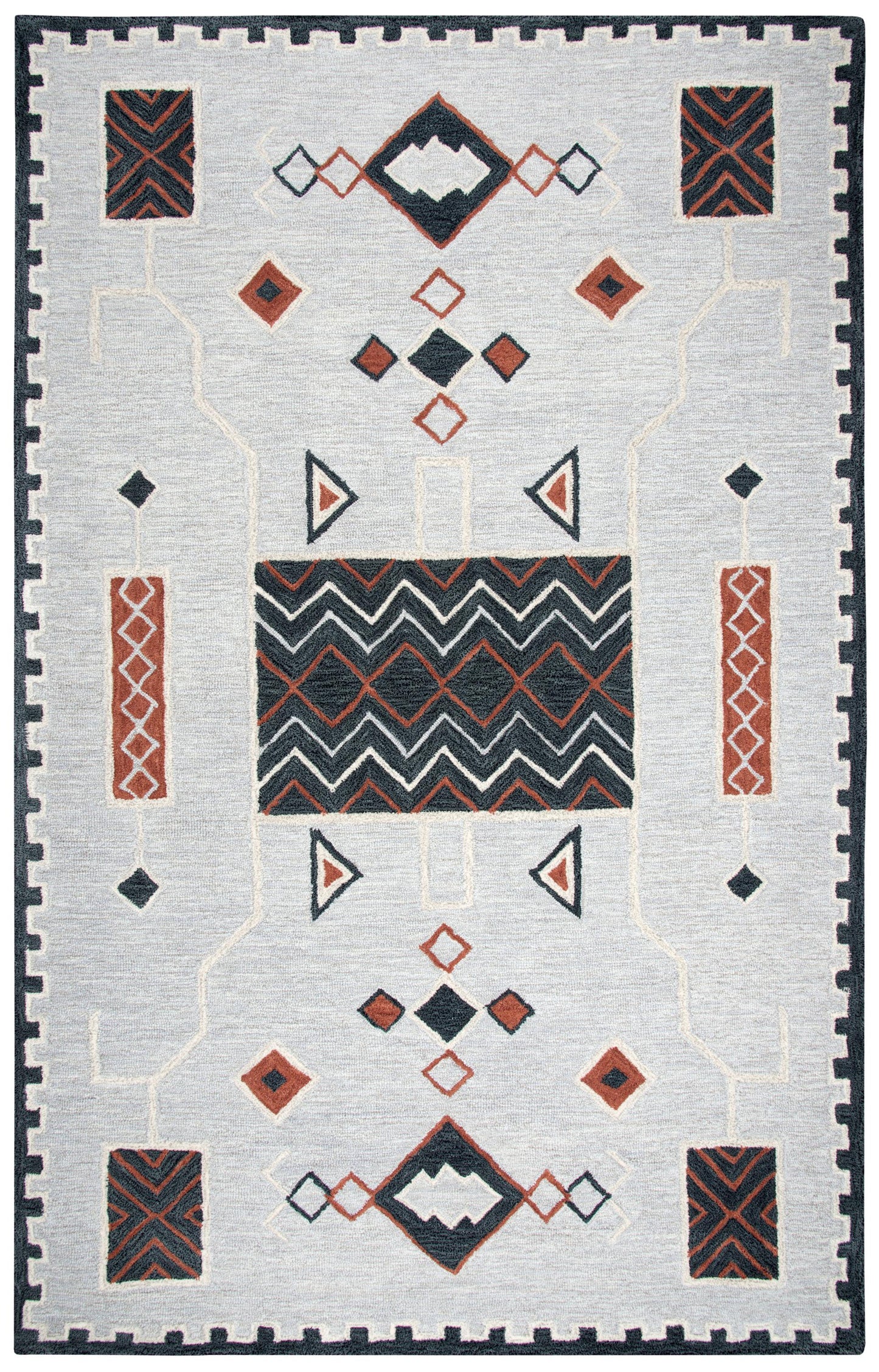 Mesa MZ158B Beige Hand-Tufted Rug - Rizzy