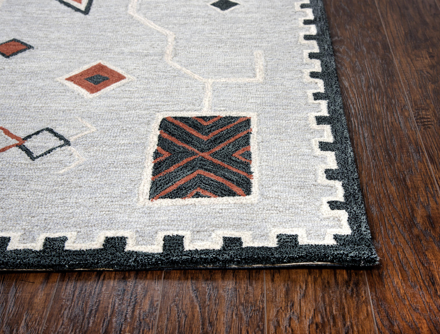 Mesa MZ158B Beige Hand-Tufted Rug - Rizzy