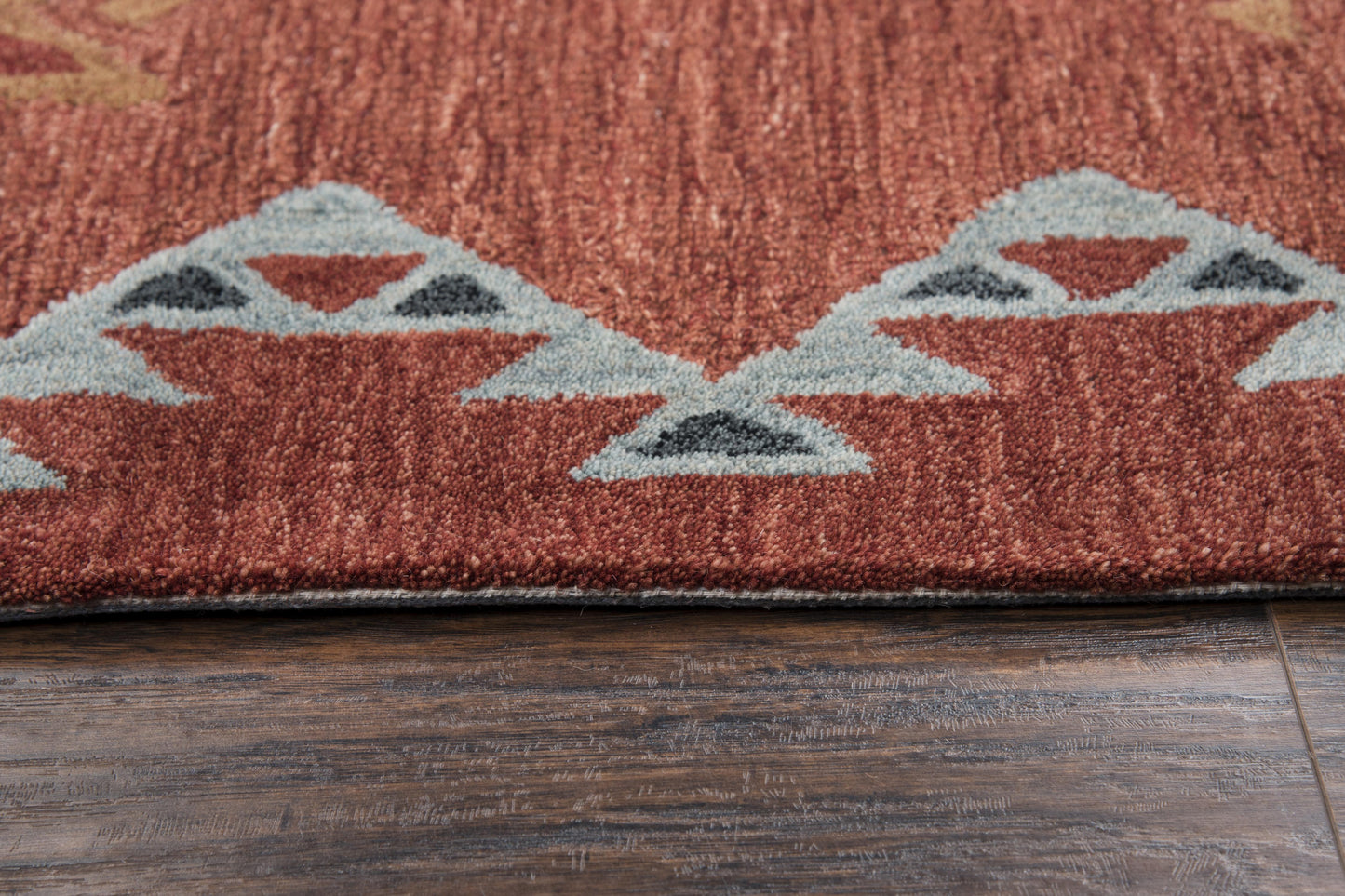 Mesa MZ163B Rust Hand Tufted Rug - Rizzy