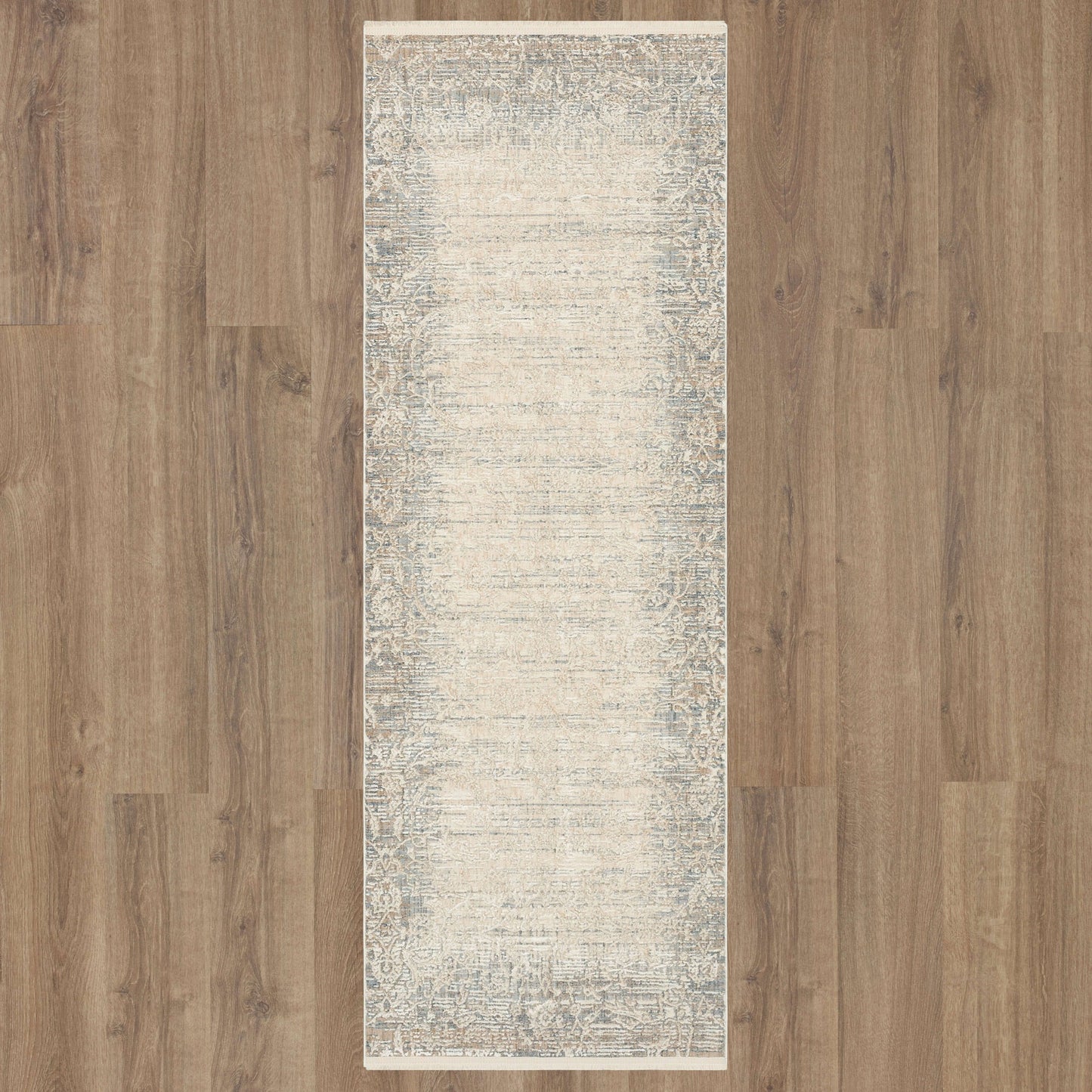 Karastan Rugs Mandawa Cream Dark Grey Area Rug