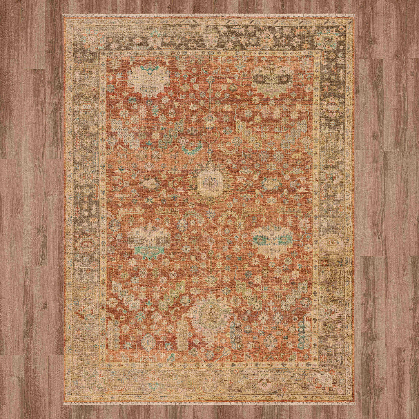Mandir Rust Area Rug - Karastan