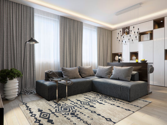 Marley 1002 Natural Sedona Hand Knotted Performance Area Rug - KAS