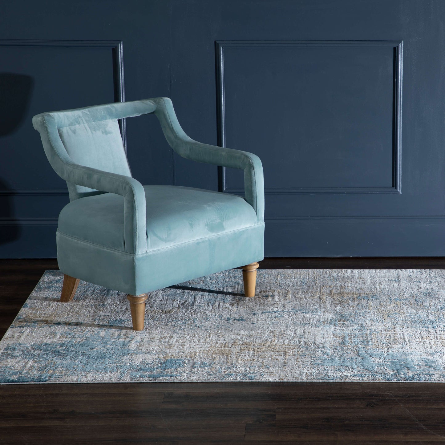 Marseille Blue Area Rug - Karastan