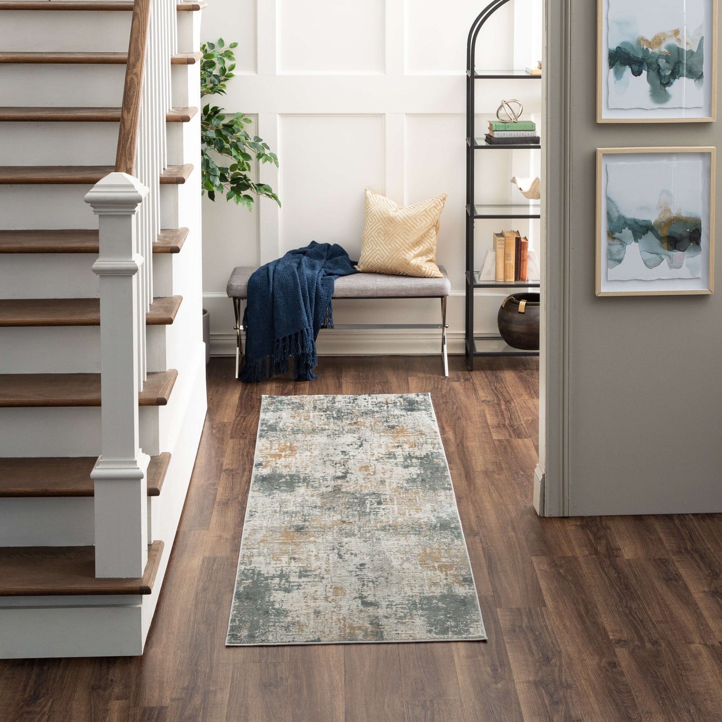 Marseille Grey Area Rug - Karastan
