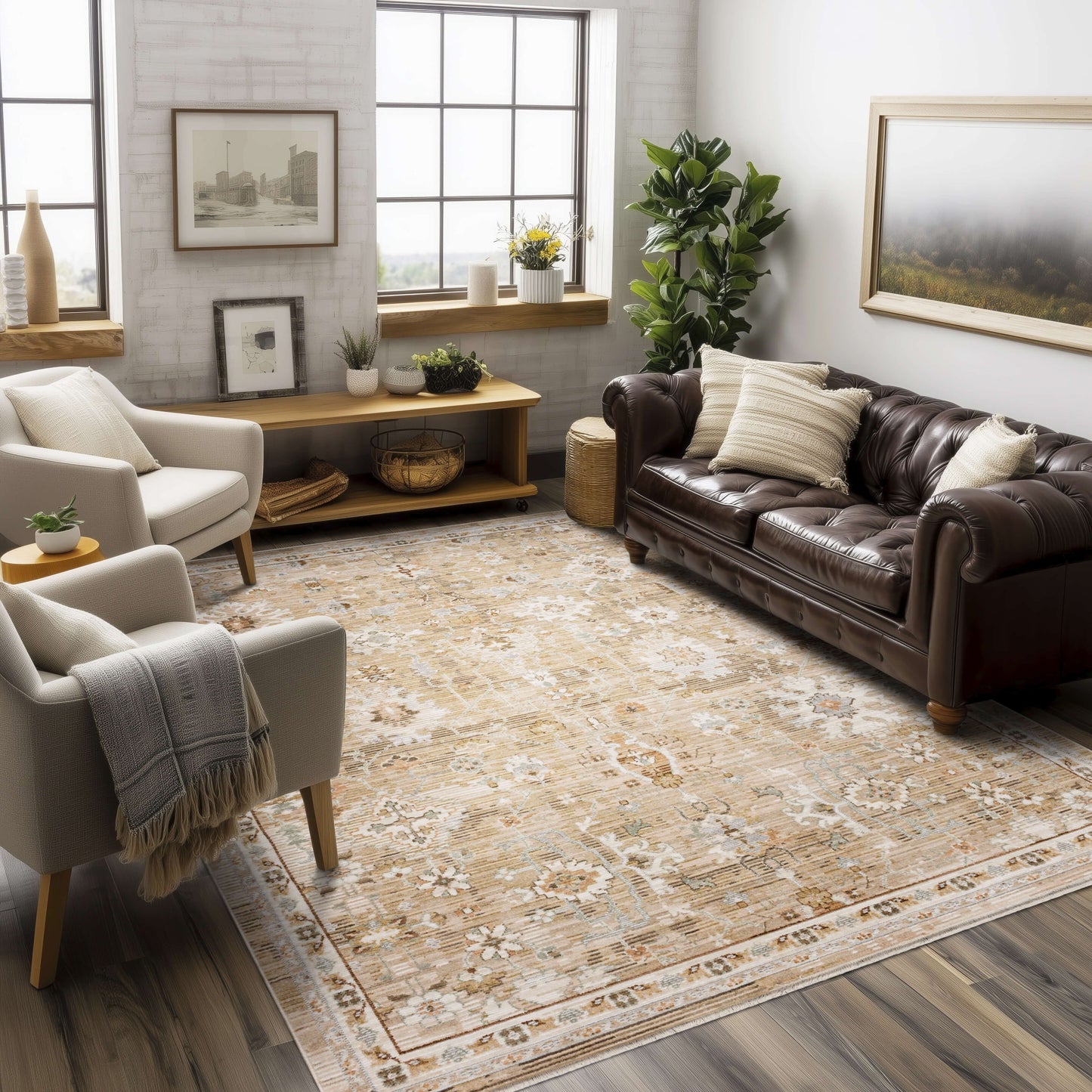 Masiri Almond Area Rug - Karastan