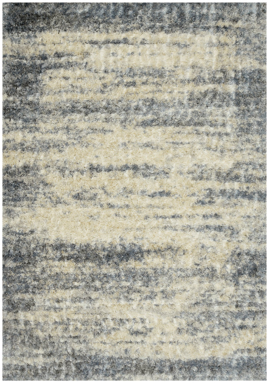 Merino 6714 Ivory/Blue Landscapes Machine Woven Performance Area Rug - KAS