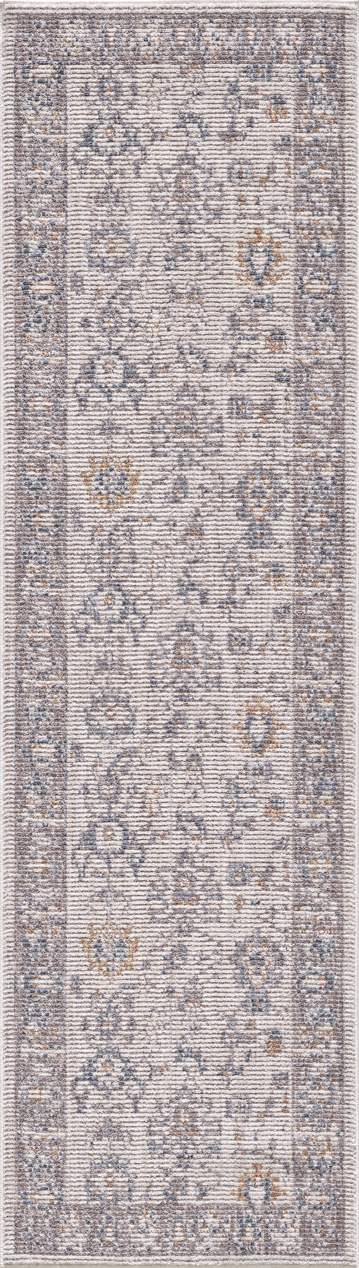Mira 4616 Ivory/Blue Luna Machine WovenPerformance Area Rug - KAS