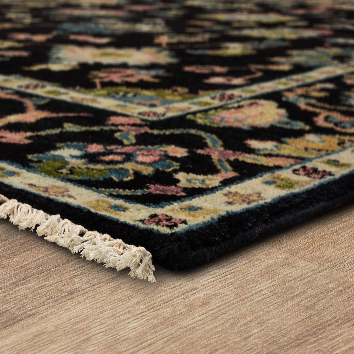 Percival Morgan Black Area Rug
