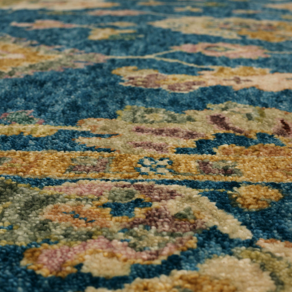 Percival Morgan Blue Area Rug