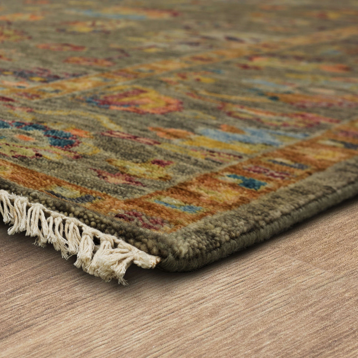 Percival Morgan Grey Area Rug
