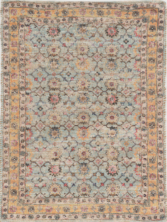 Morris 2225 Spa Hudson Handwoven Area Rug - KAS