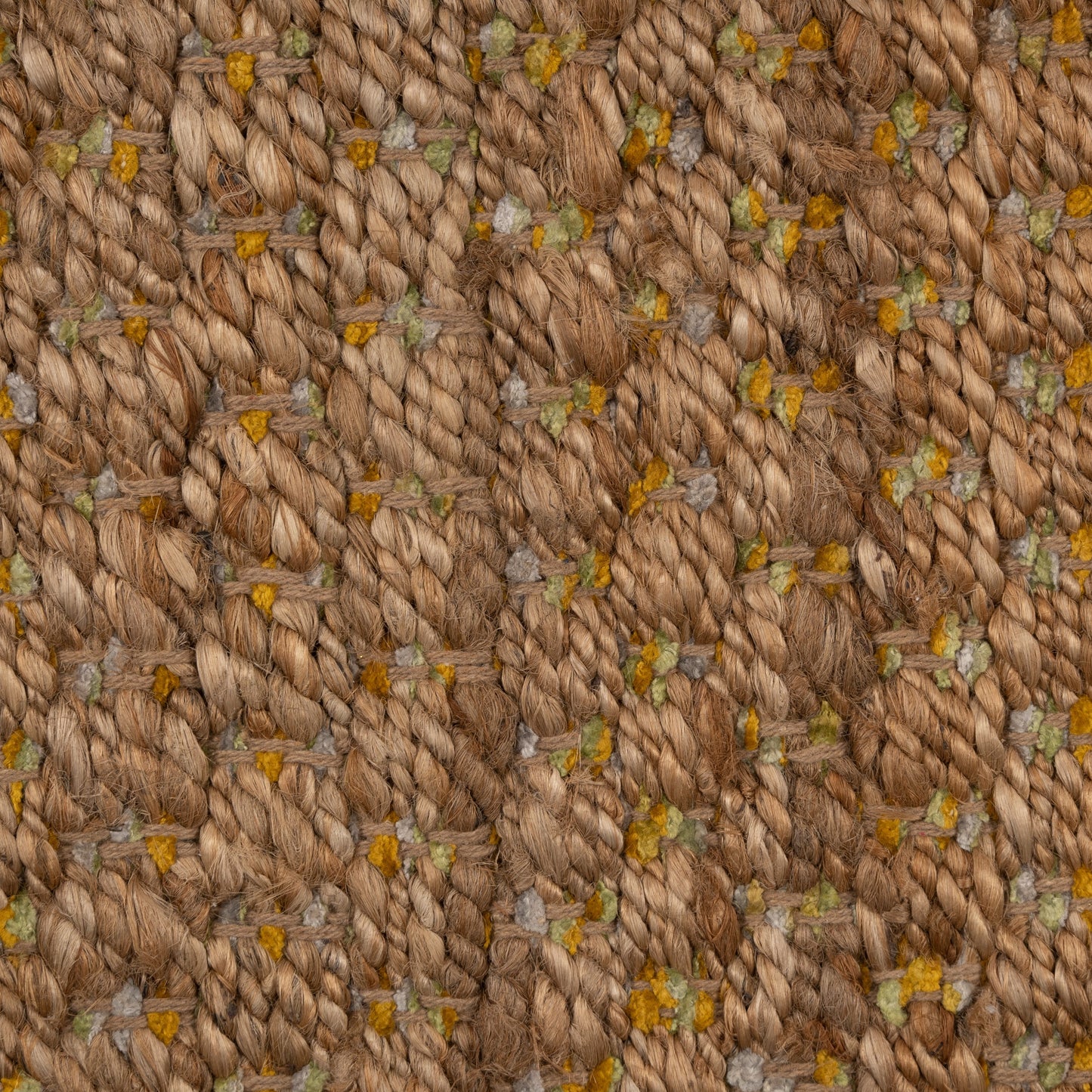 Natural Fiber-03301 Coastal Hand-Woven Natural/Green Cotton Indoor Area Rug - LR Home