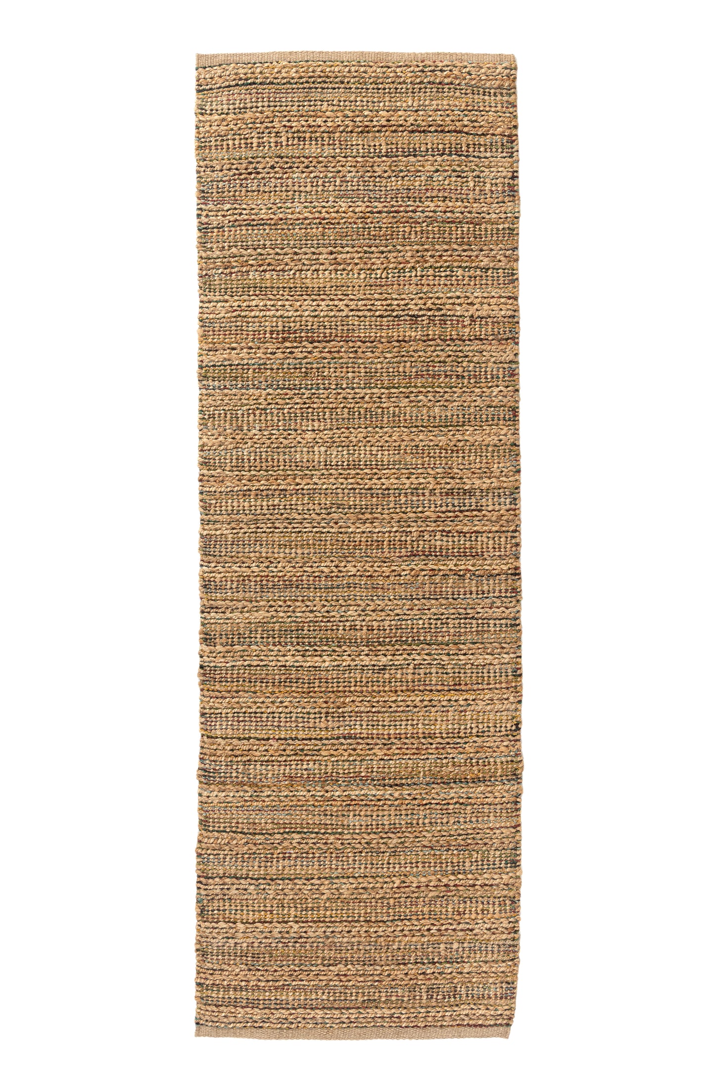 Natural Fiber-03302 Farmhouse Hand-Woven Multi Cotton Indoor Area Rug - LR Home