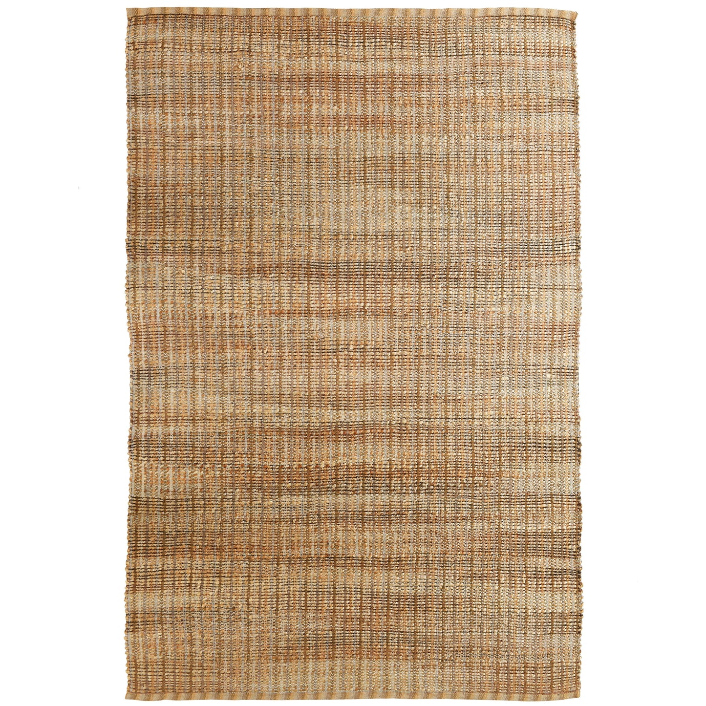 Natural Fiber-03305 Farmhouse Hand-Woven Hebrides Brown Cotton Indoor Area Rug - LR Home