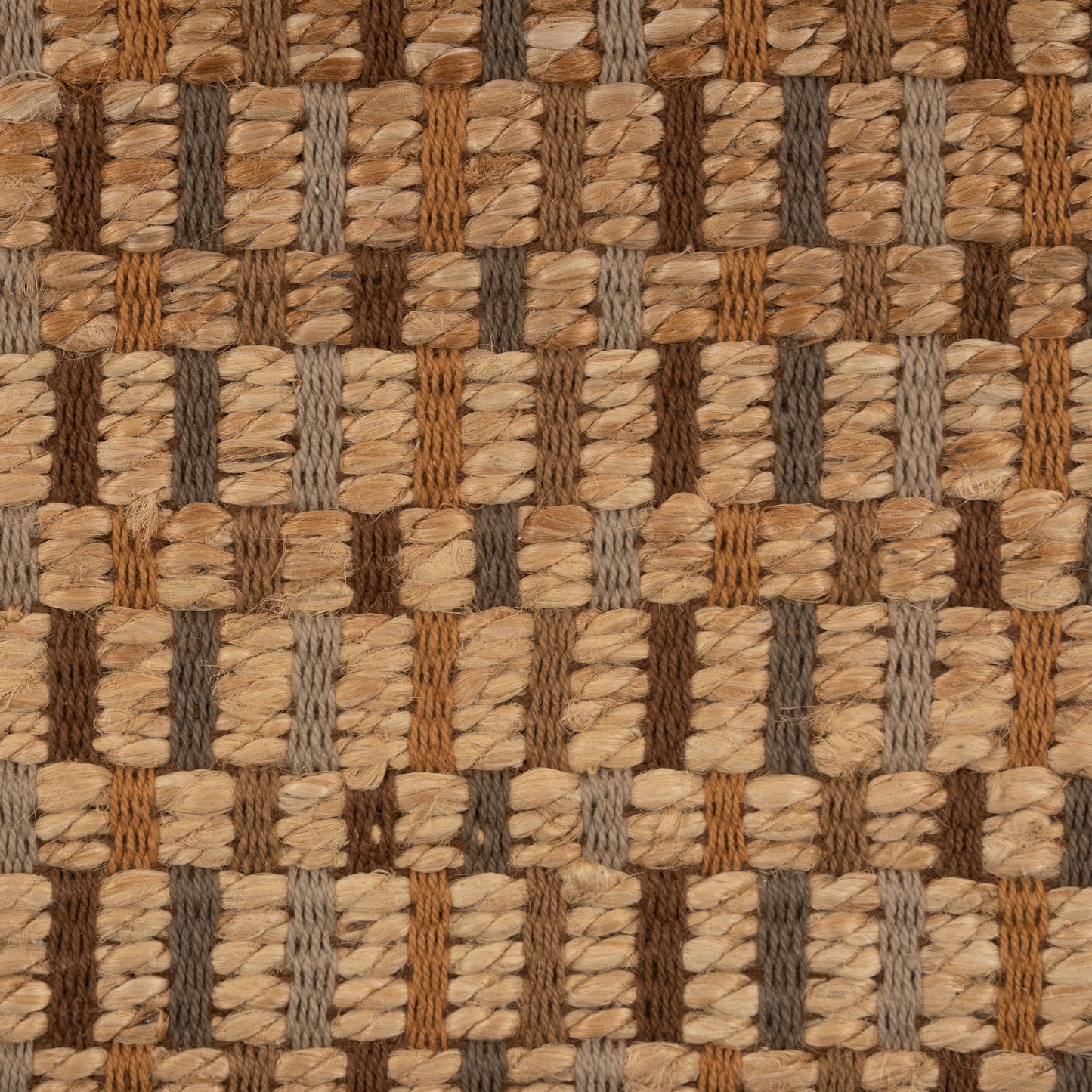 Natural Fiber-03306 Bohemian/Eclectic Hand-Woven Natural/Brown Cotton Indoor Area Rug - LR Home