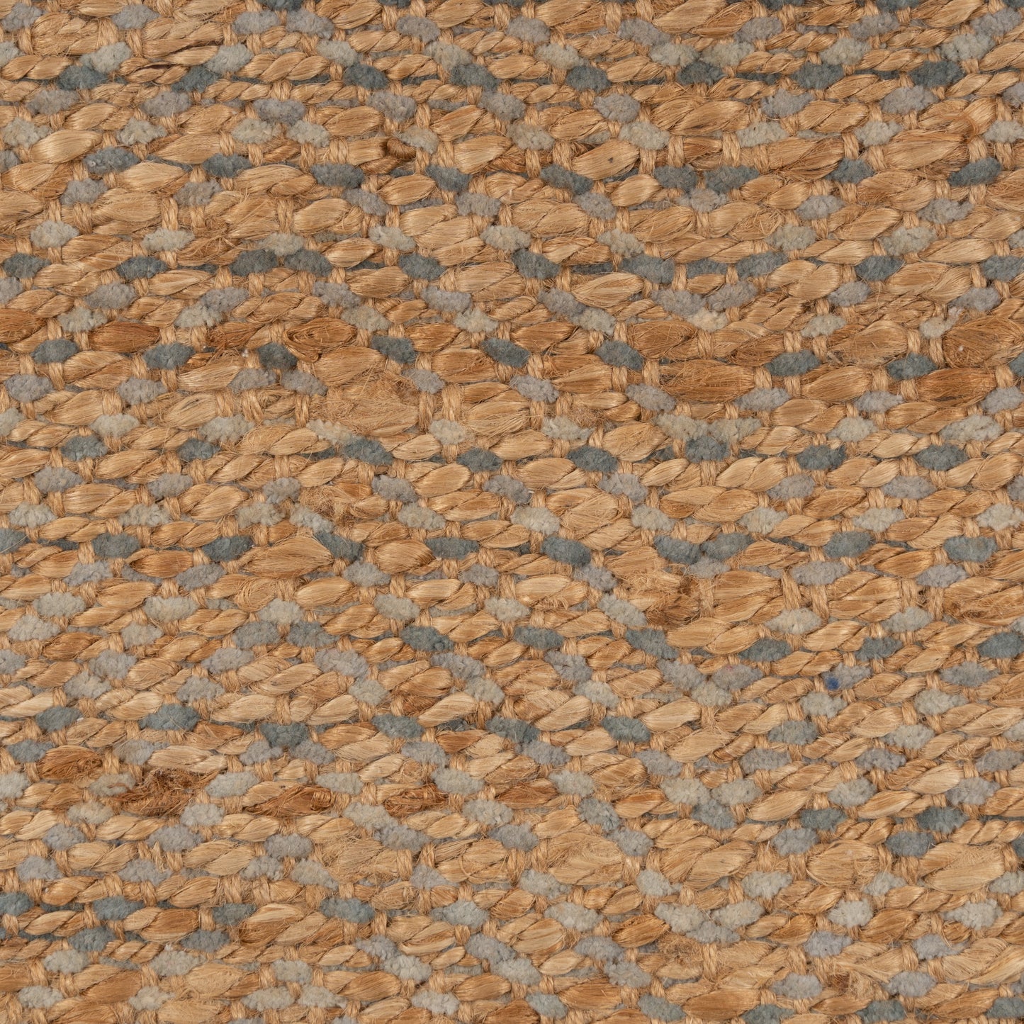 Natural Fiber-03344 Farmhouse Hand-Woven Brown/Gray Cotton Indoor Area Rug - LR Home