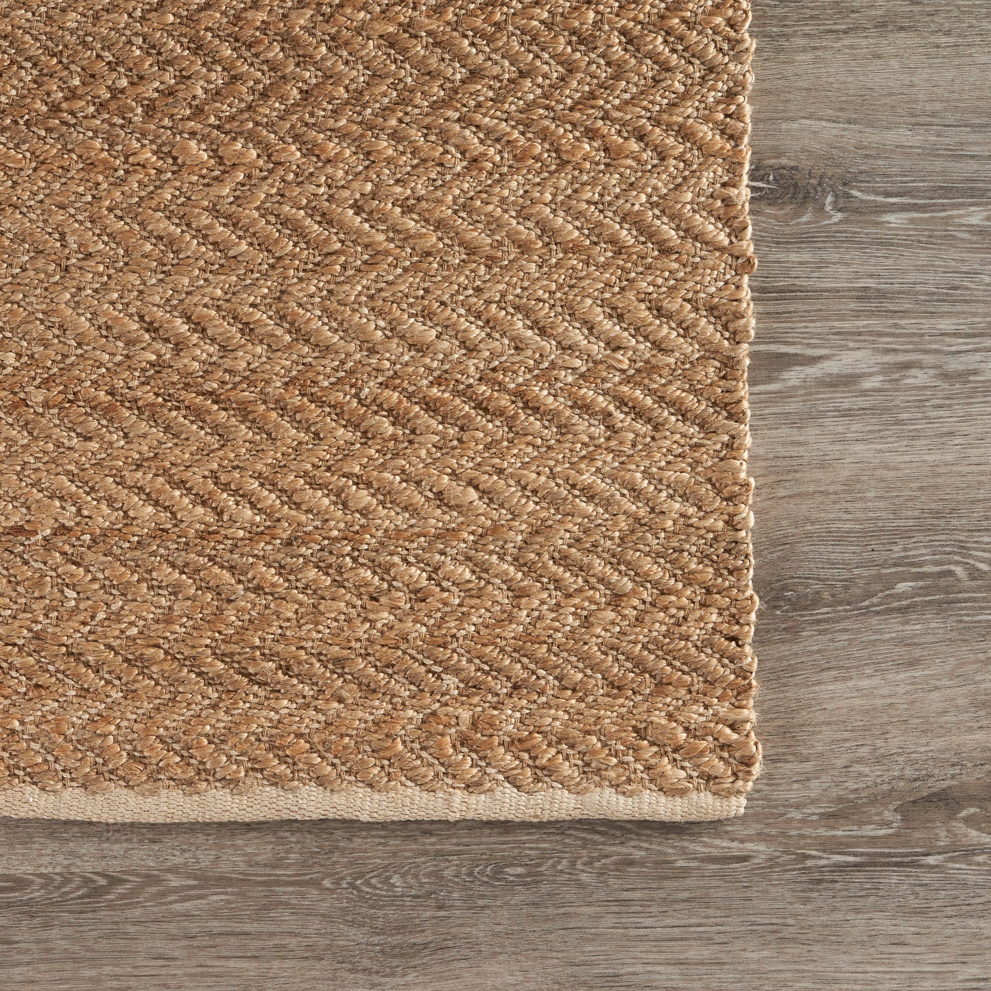 Natural Fiber-03379 Farmhouse Hand-Woven Brown/White Cotton Indoor Area Rug - LR Home