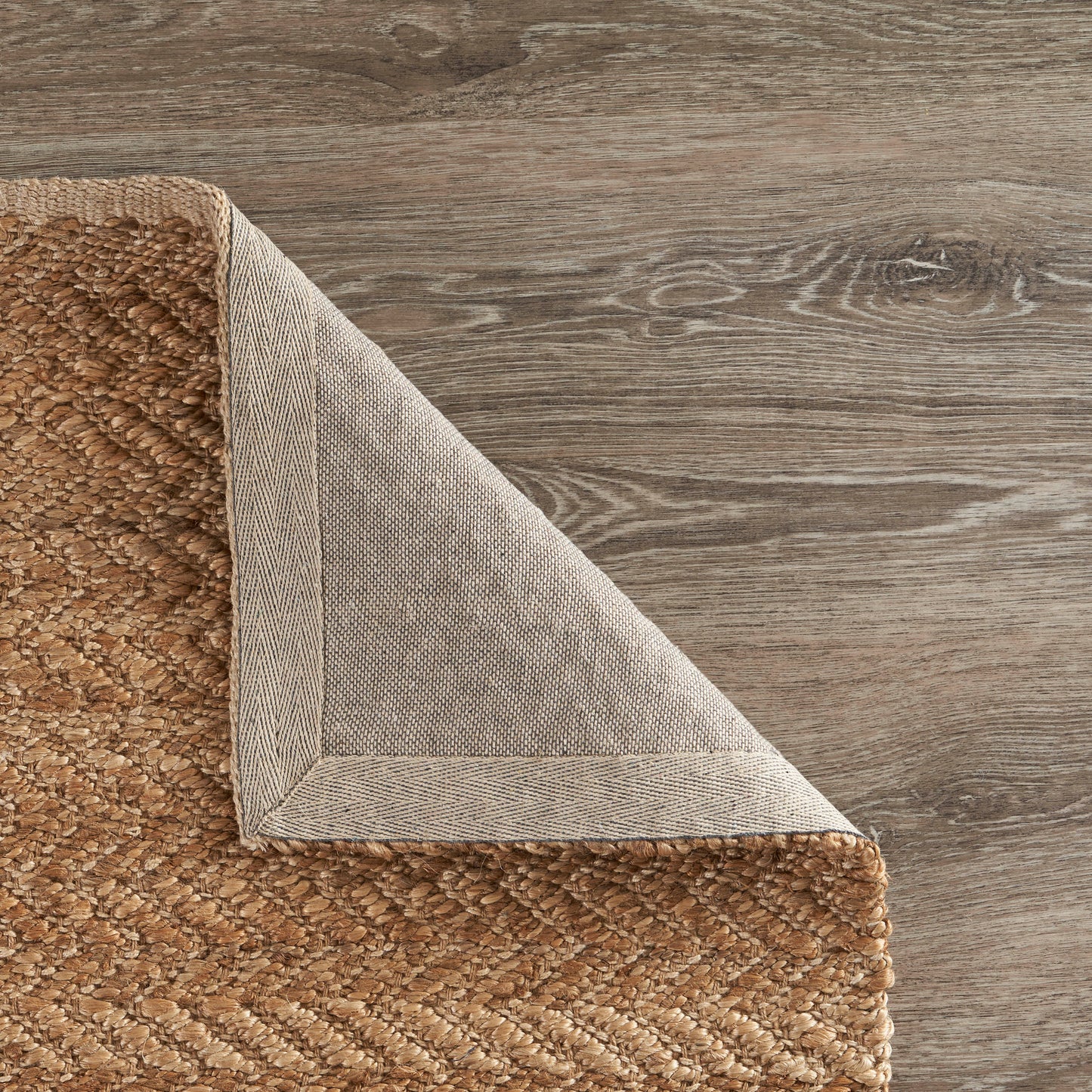 Natural Fiber-03379 Farmhouse Hand-Woven Brown/White Cotton Indoor Area Rug - LR Home