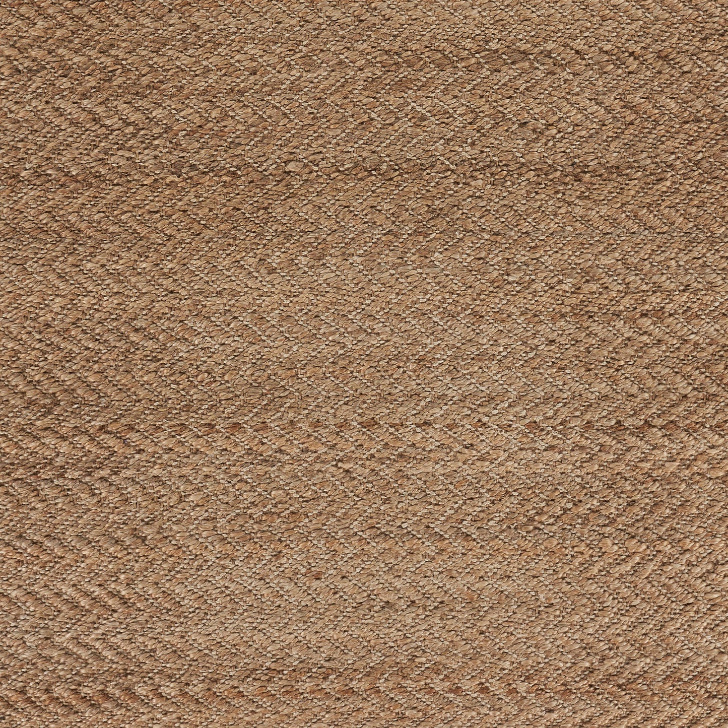 Natural Fiber-03379 Farmhouse Hand-Woven Brown/White Cotton Indoor Area Rug - LR Home
