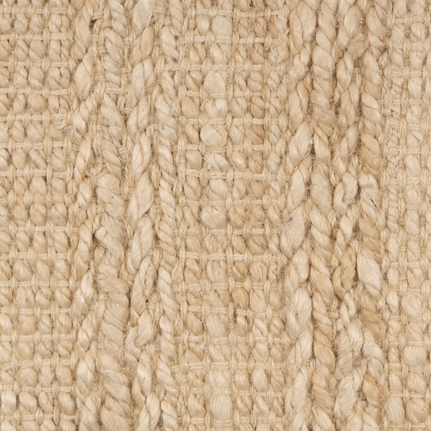 NATUR-03302 Transitional/Casual Hand-Woven Bleach/Ivory Jute Indoor Area Rugs - LR Home