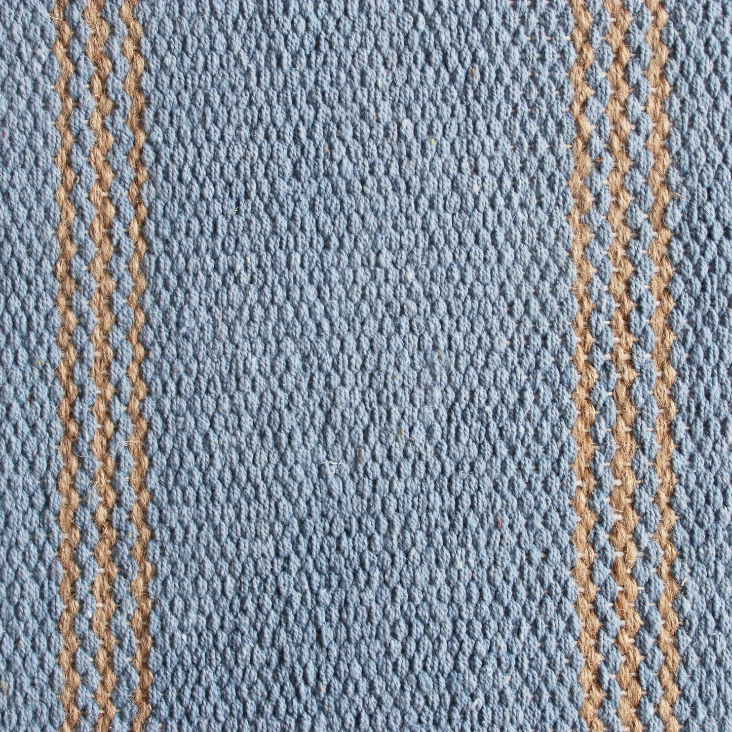Hampton-03393 Coastal Hand-Woven Light Blue/Tan Cotton Indoor Area Rug - LR Home