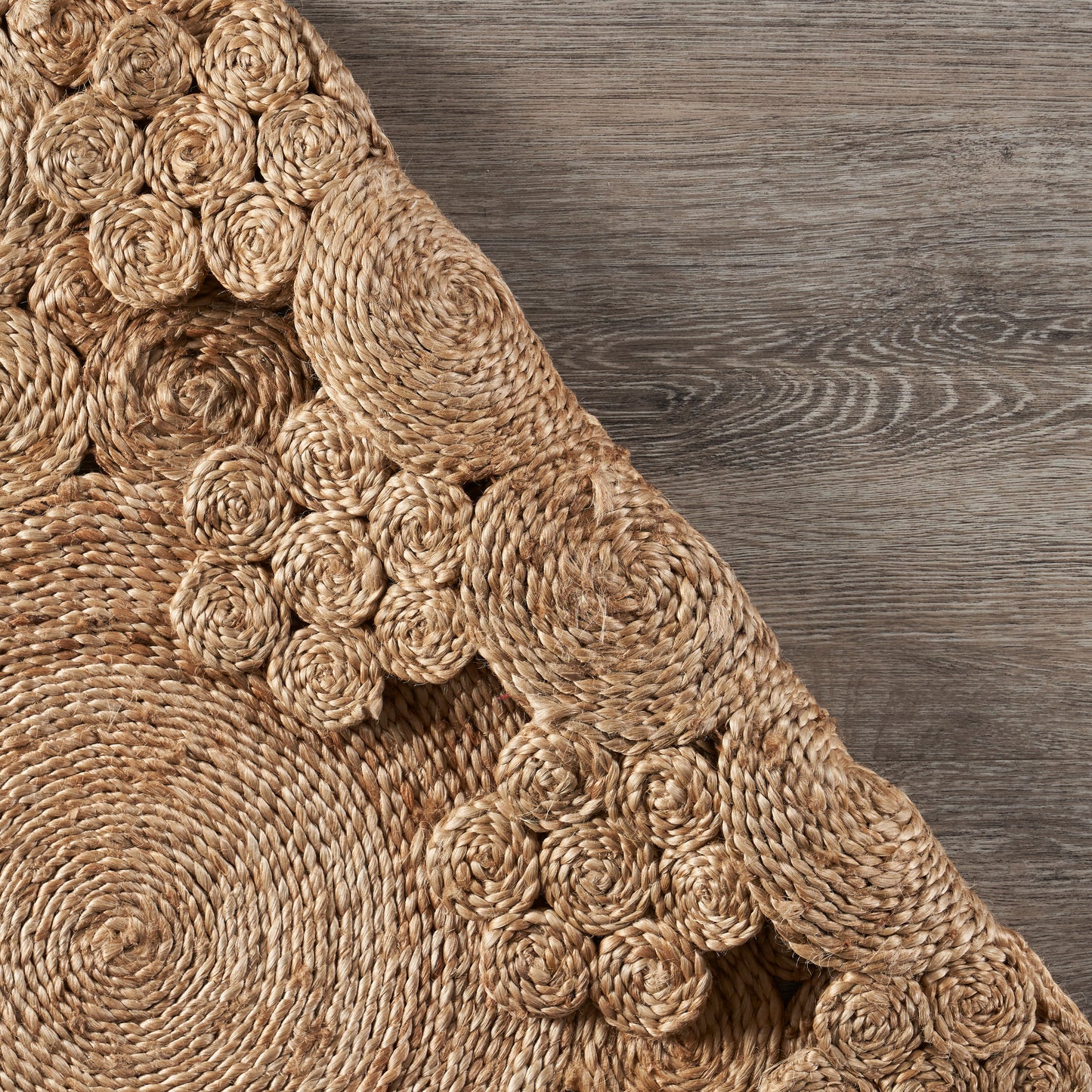 NATUR-12043 Modern/Contemporary Hand-Braided Natural Jute Indoor Area Rugs - LR Home