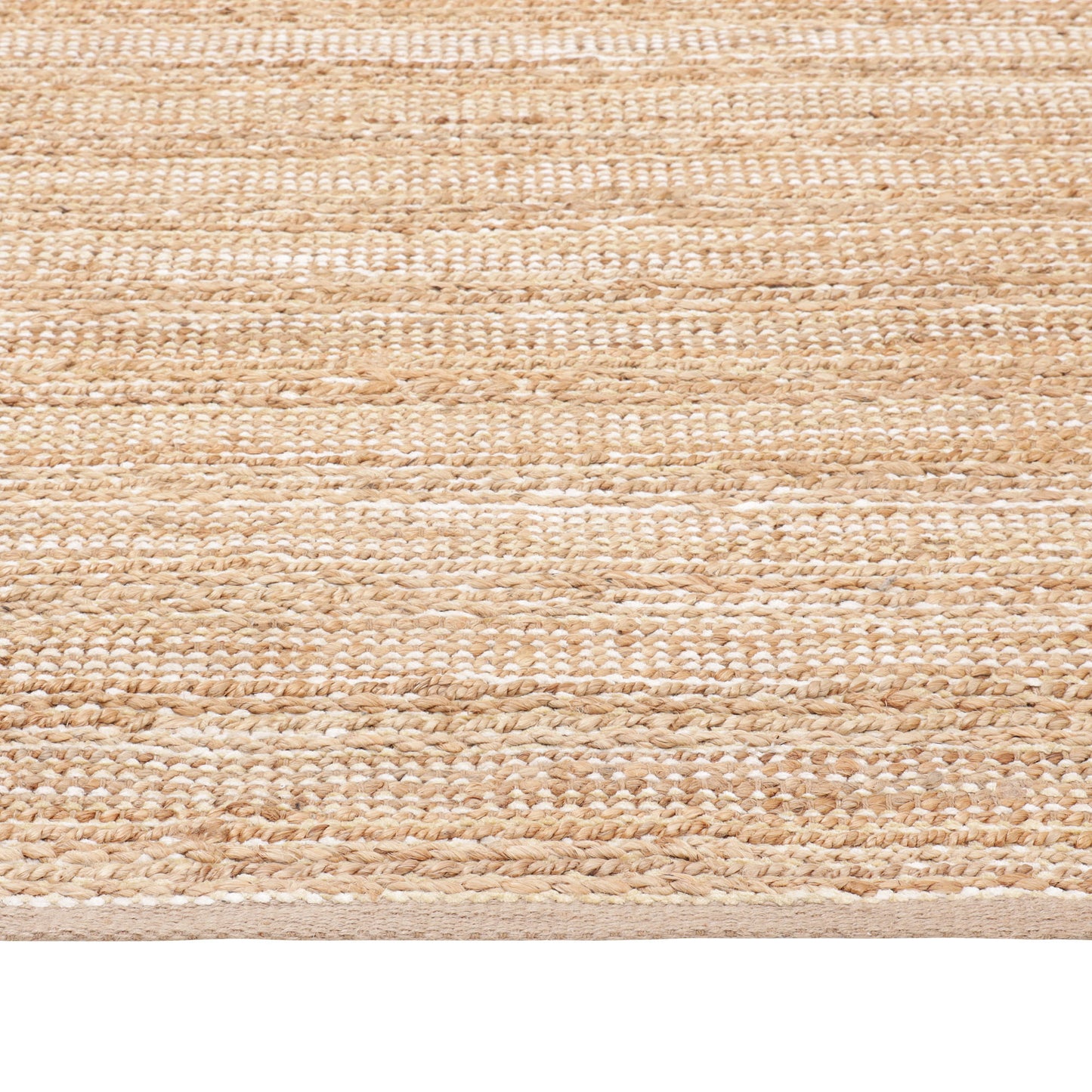 Natural Fiber-82397 Farmhouse Hand-Woven Winter Green Cotton Indoor Area Rug - LR Home