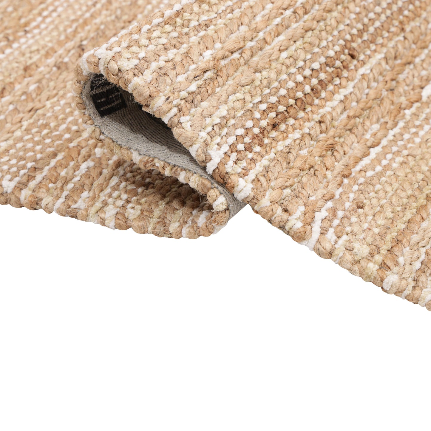 Natural Fiber-82397 Farmhouse Hand-Woven Winter Green Cotton Indoor Area Rug - LR Home