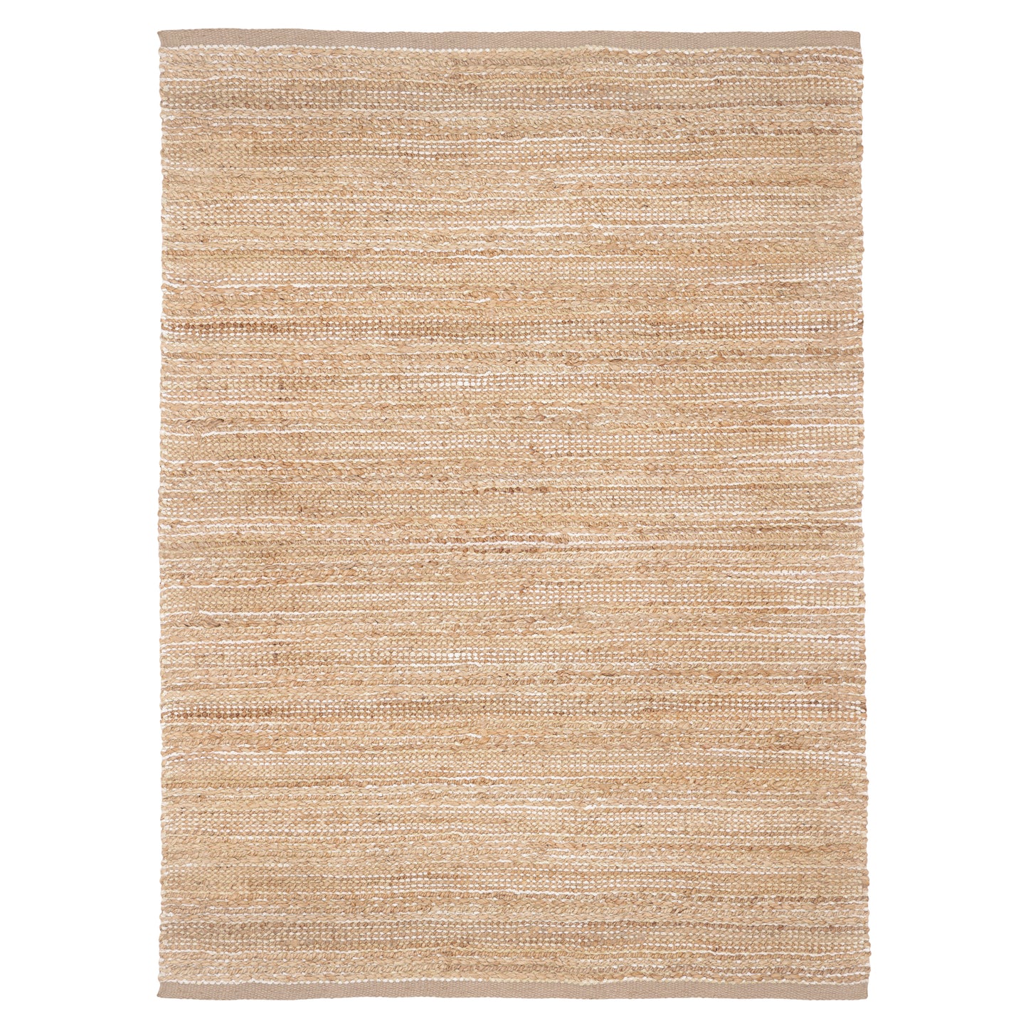 Natural Fiber-82400 Transitional Hand-Woven Cream/Ivory Cotton Indoor Area Rug - LR Home