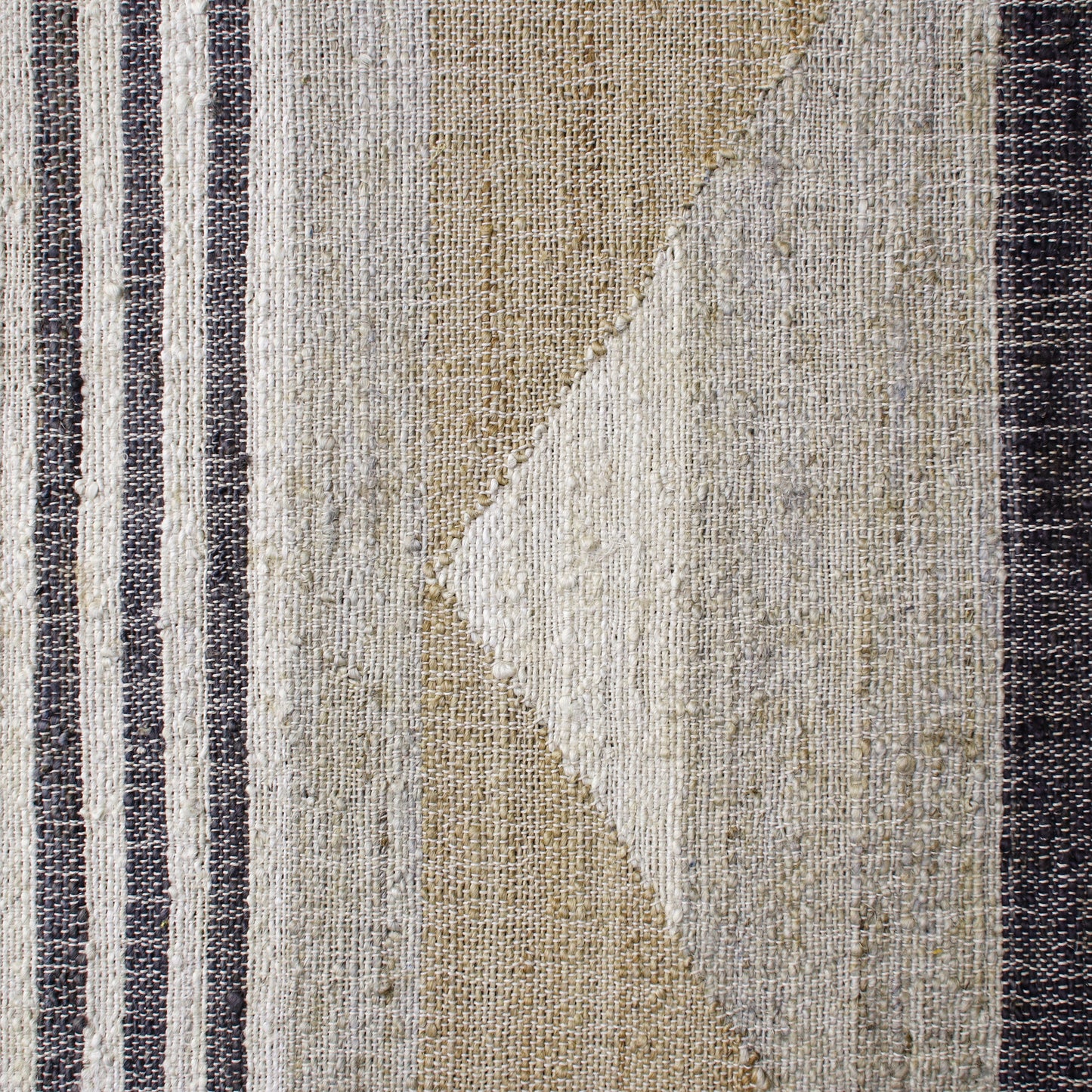 Nimroz-81984 Rustic Hand-Woven Tan/Black/Blue/Gray/White Cotton Indoor Area Rug - LR Home