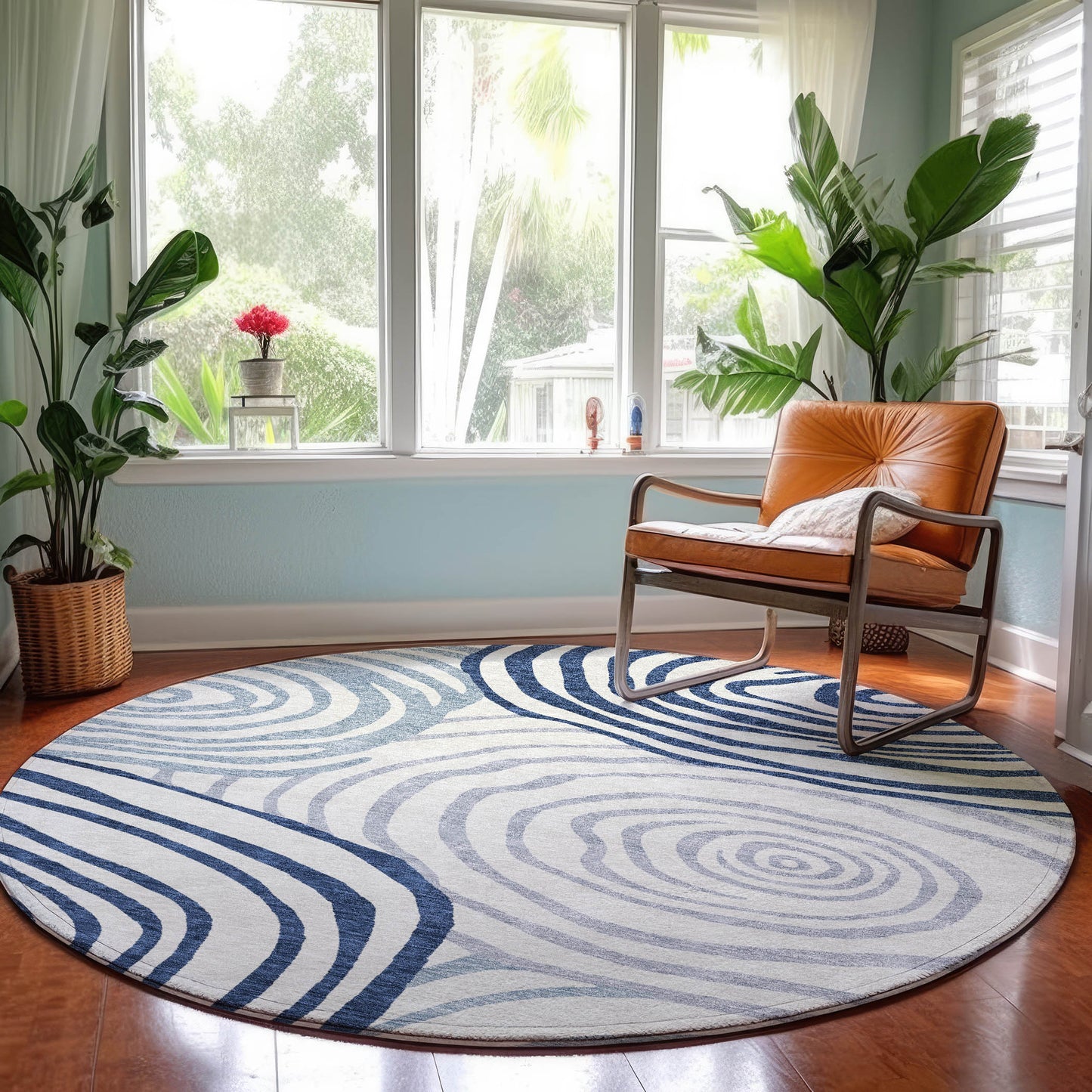 Machine Made Neo NO10 Blue - Dalyn Rugs