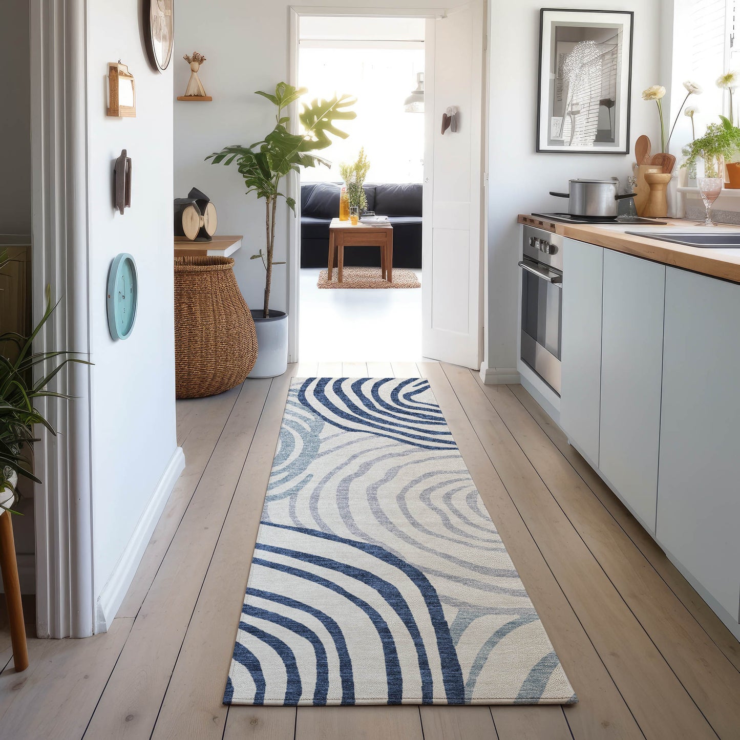 Machine Made Neo NO10 Blue - Dalyn Rugs