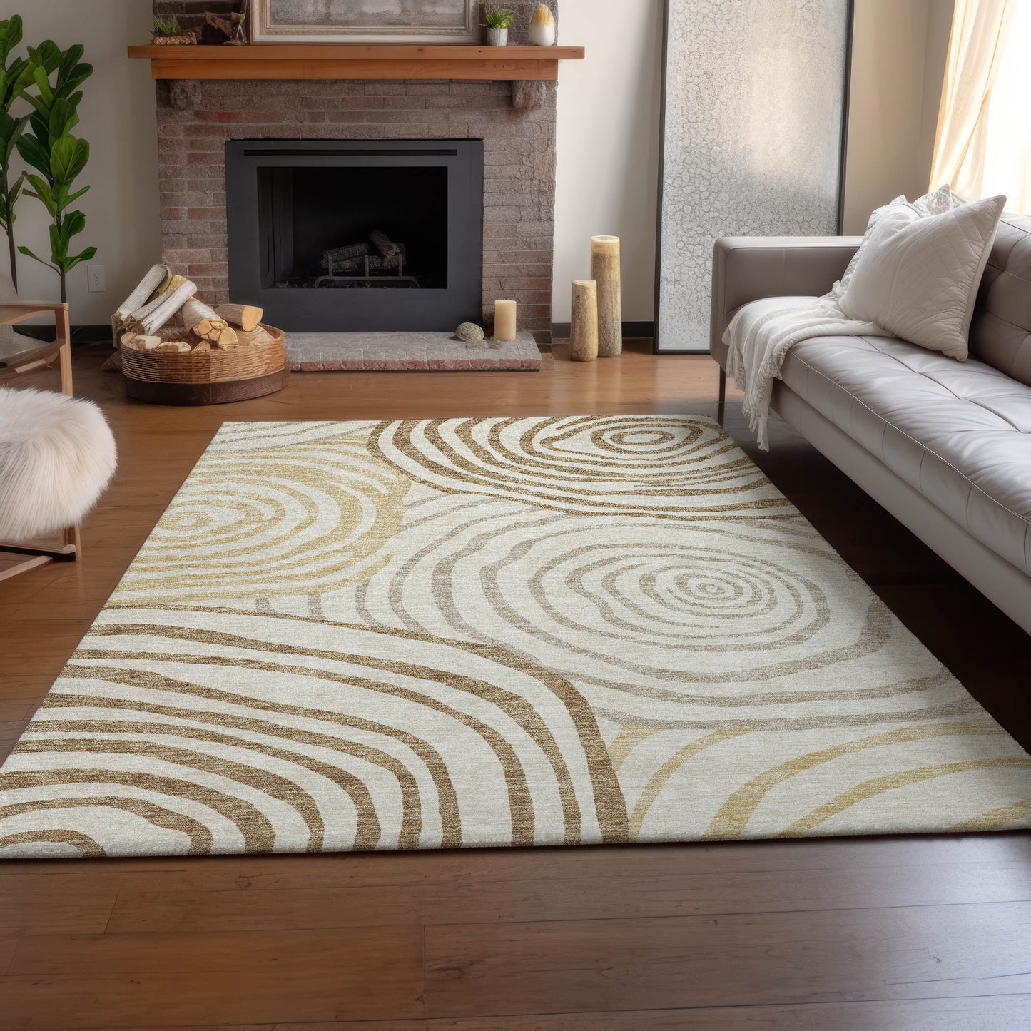 Machine Made Neo NO10 Gold - Dalyn Rugs