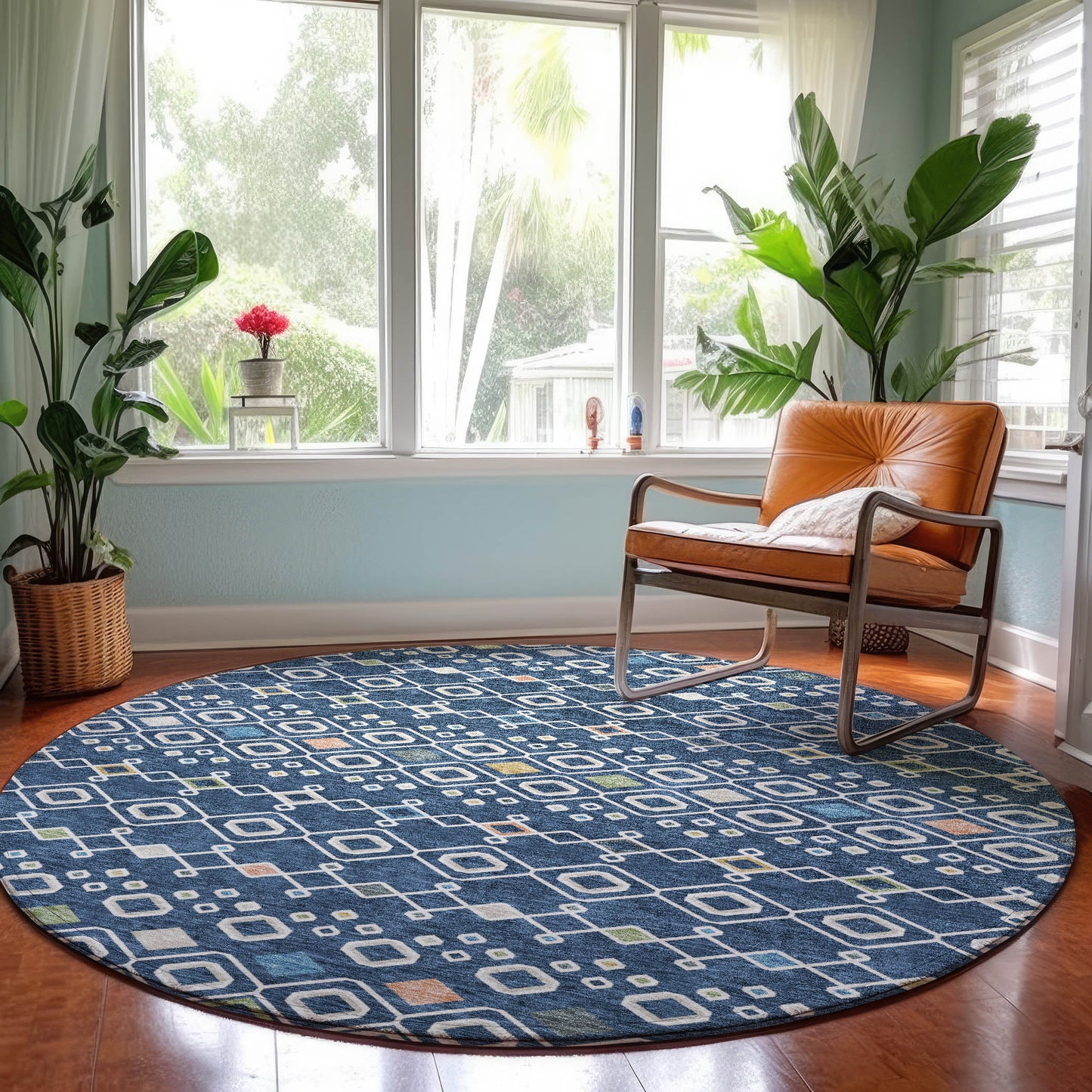 Machine Made Neo NO12 Navy - Dalyn Rugs
