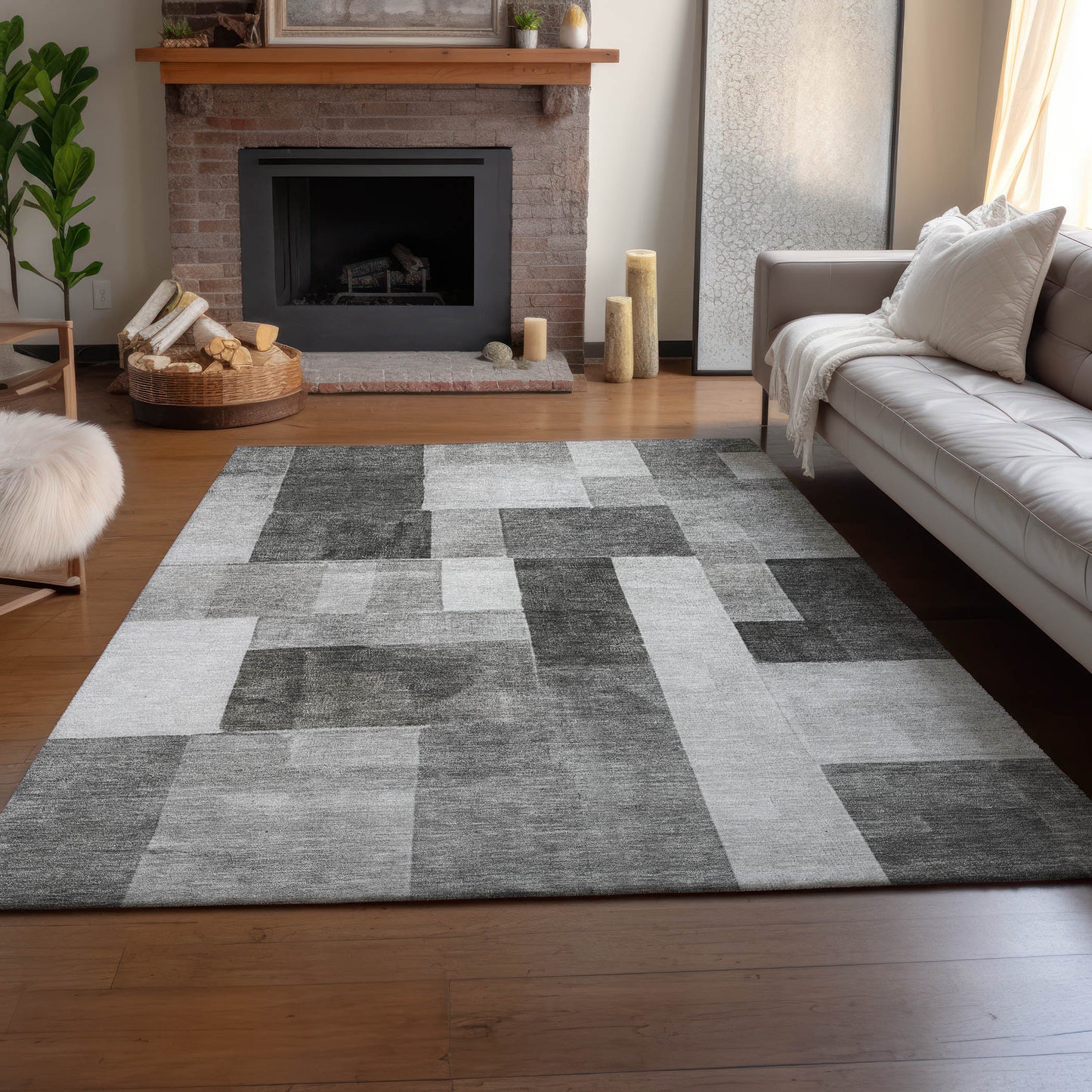 Machine Made Neo NO15 Pewter - Dalyn Rugs