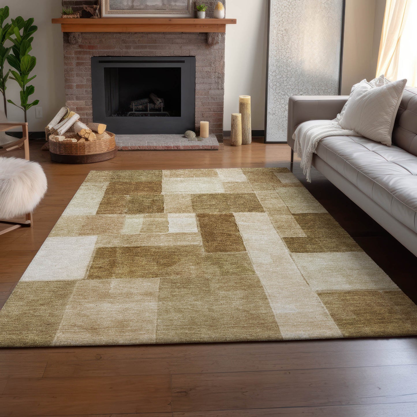 Machine Made Neo NO15 Terracotta - Dalyn Rugs
