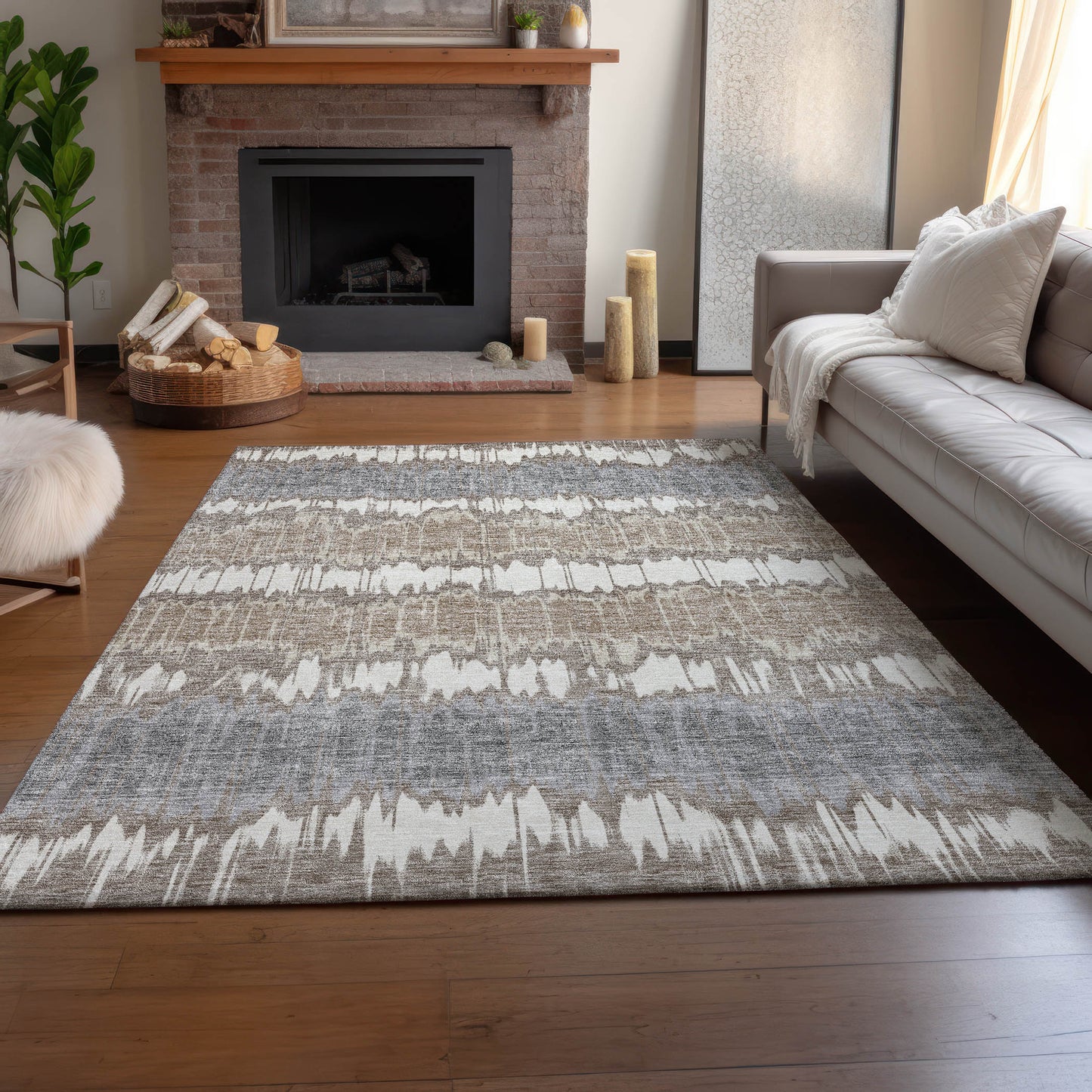 Machine Made Neo NO9 Taupe - Dalyn Rugs