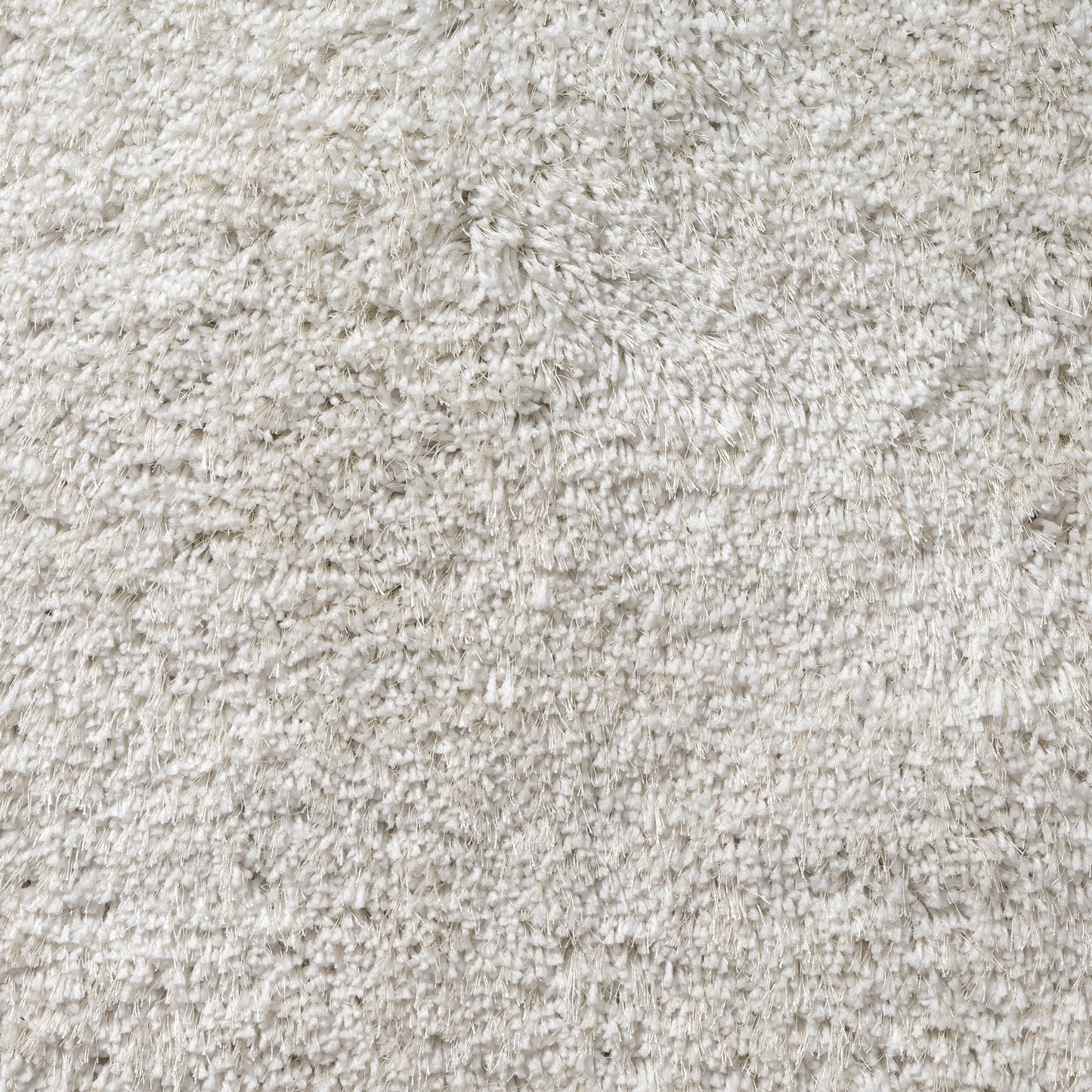 NORVI-82606 Shag Hand-Loomed Ivory Polyester Indoor Area Rugs - LR Home