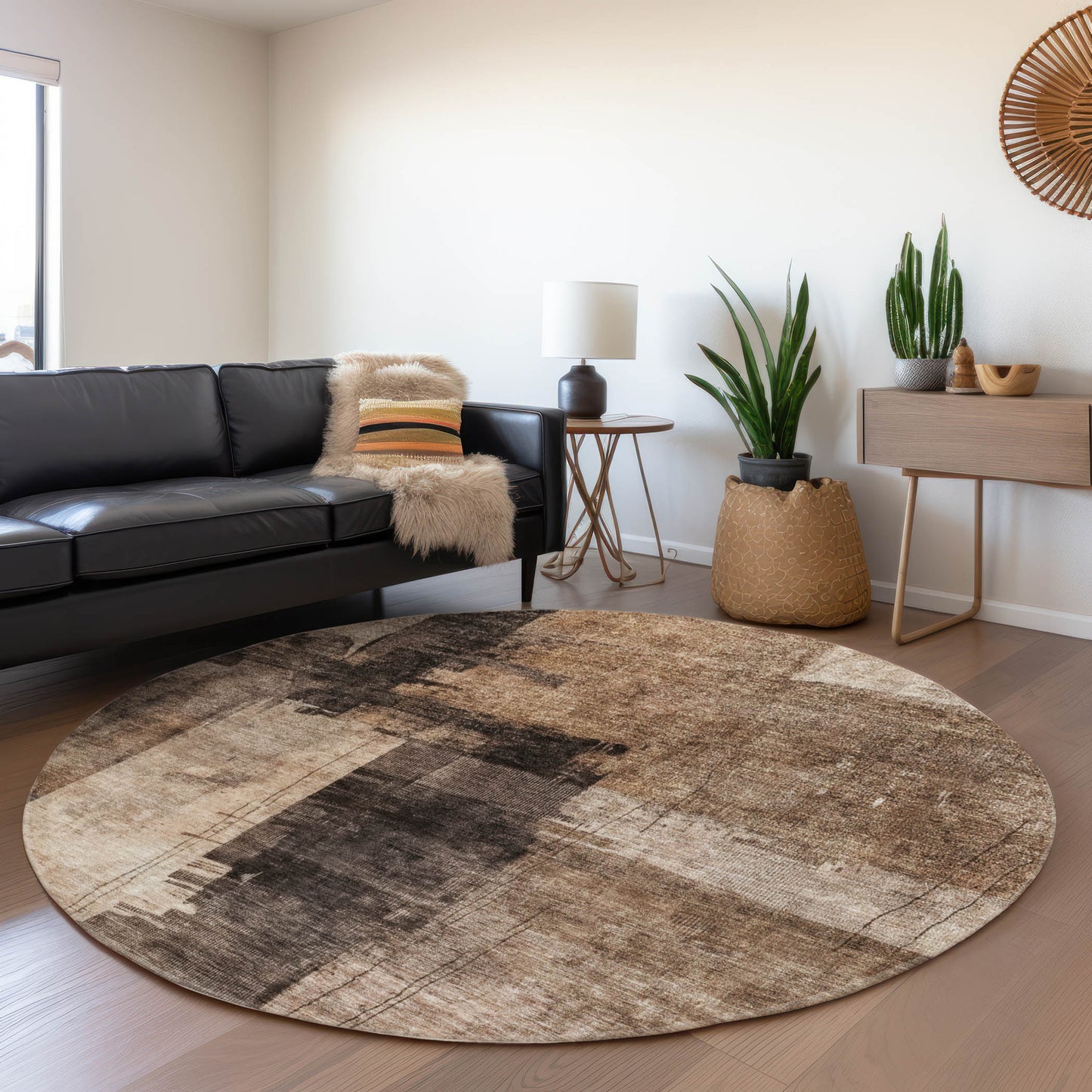 Machine Made Nouveau NV10 Brown - Dalyn Rugs