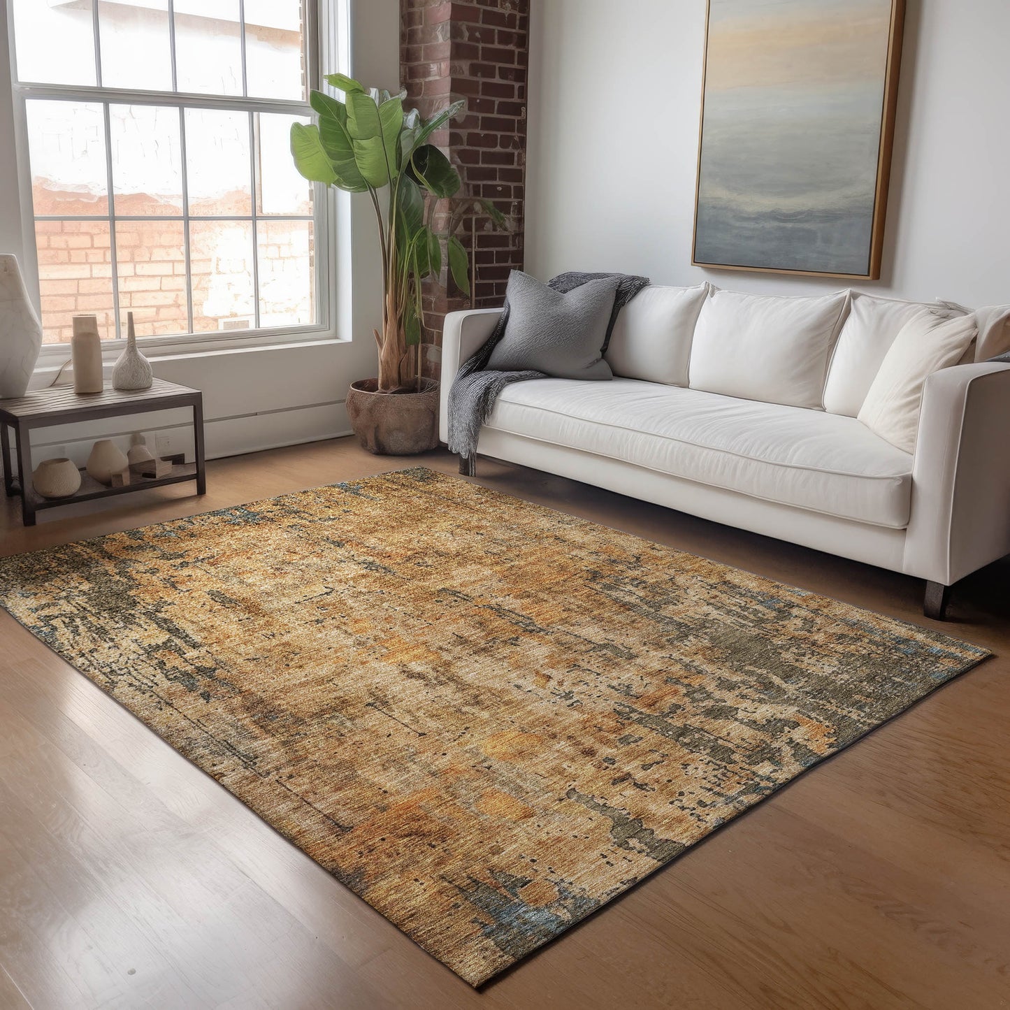 Machine Made Nouveau NV11 Copper - Dalyn Rugs