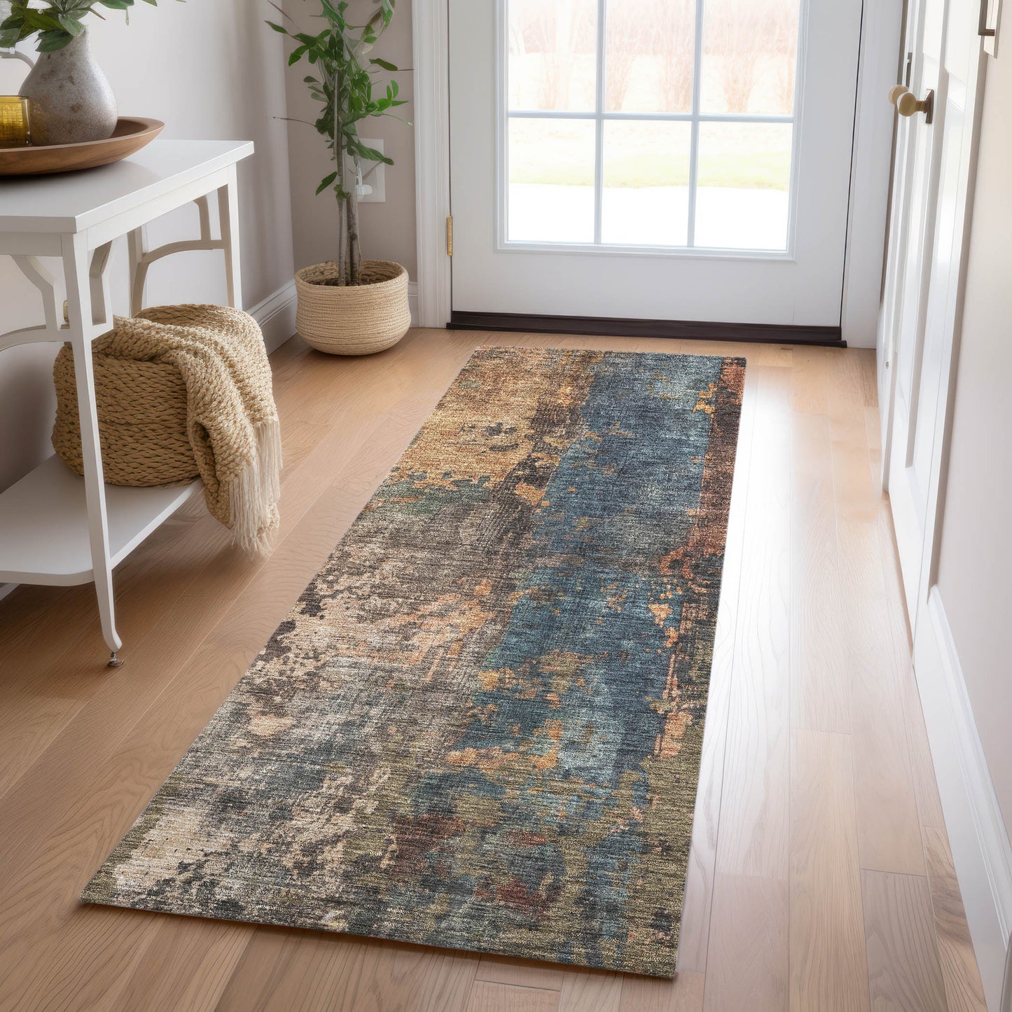 Machine Made Nouveau NV12 Blue - Dalyn Rugs
